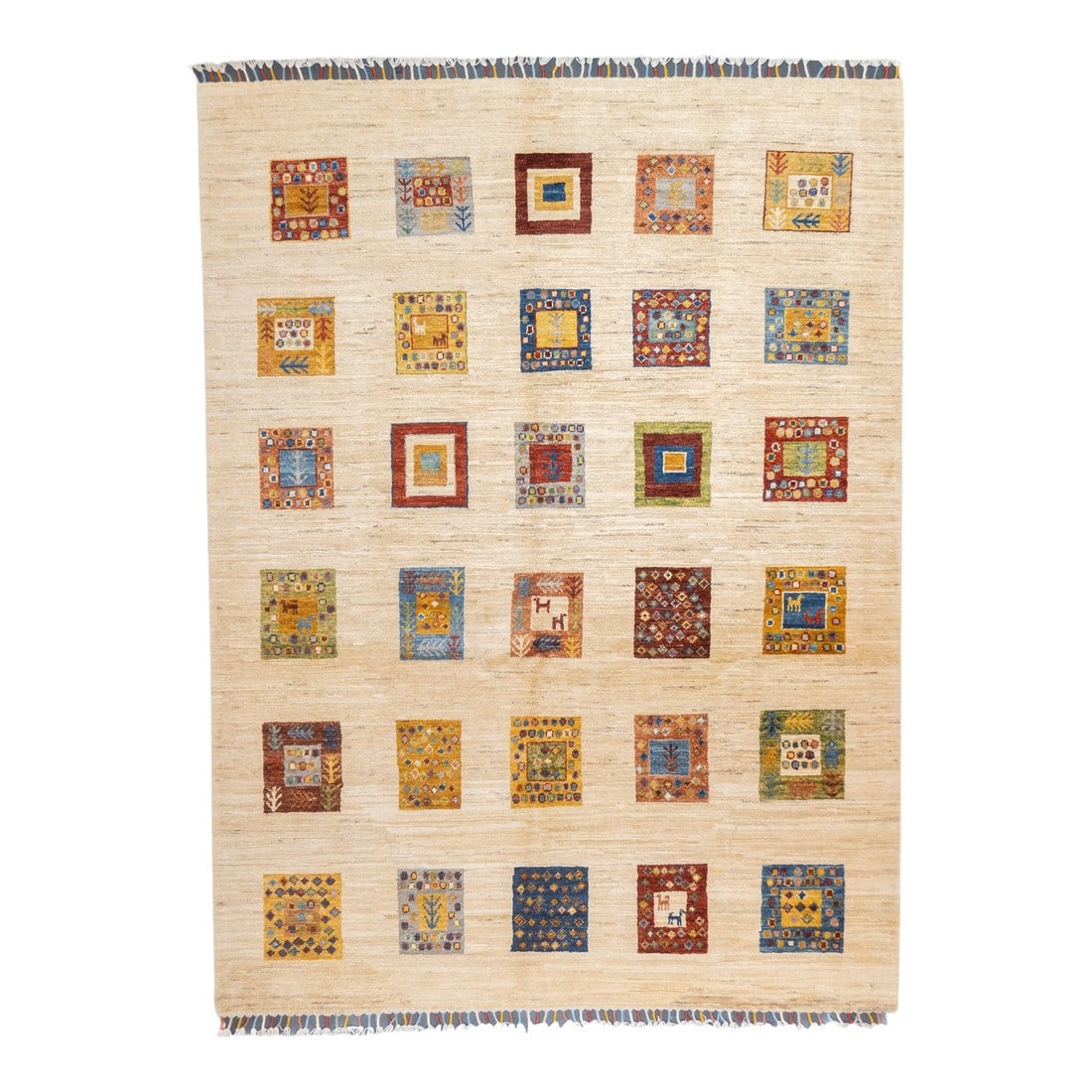 Contemporary Gabbeh Rug 4'11'' X 6'7'' (1 of 10)
