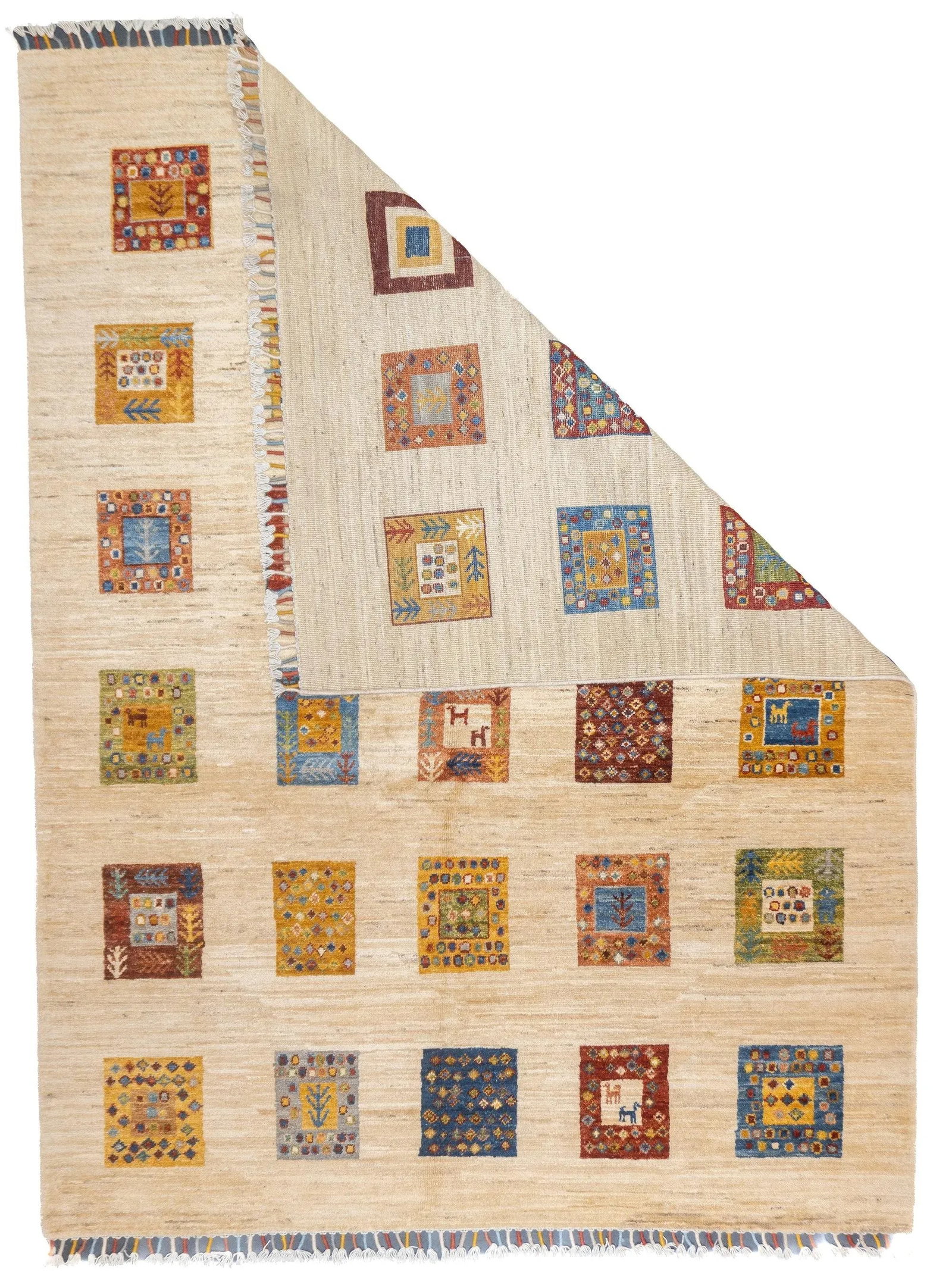 Contemporary Gabbeh Rug 4'11'' X 6'7'' - 2