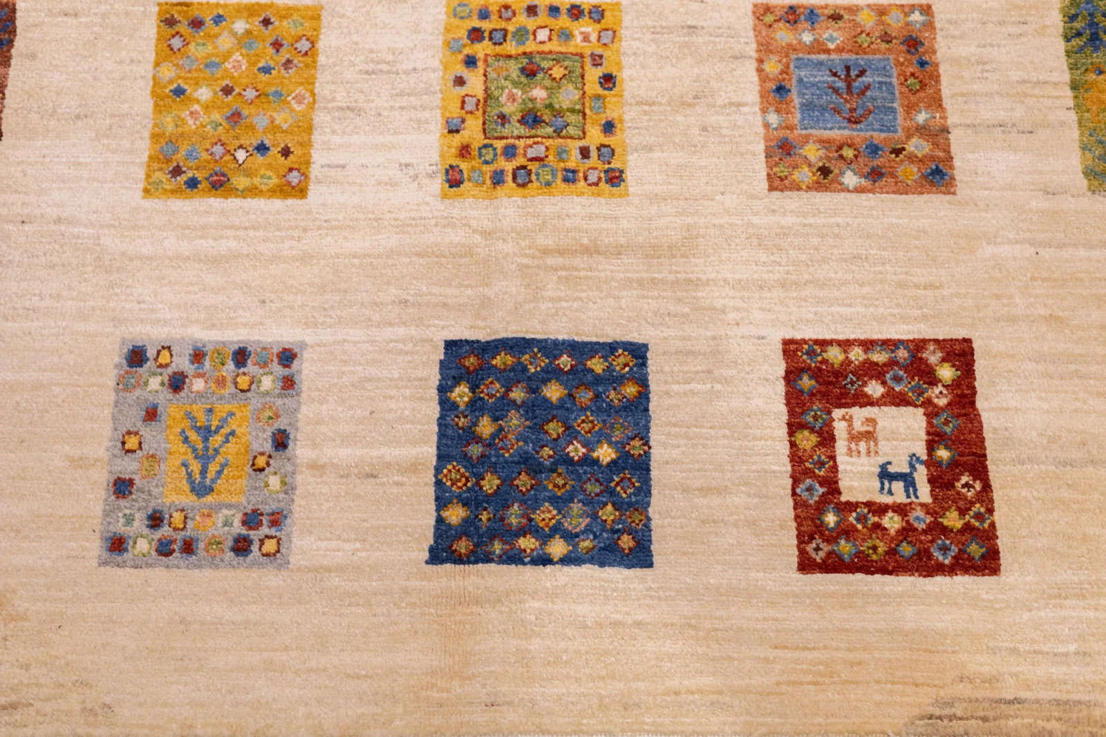 Contemporary Gabbeh Rug 4'11'' X 6'7'' - 5