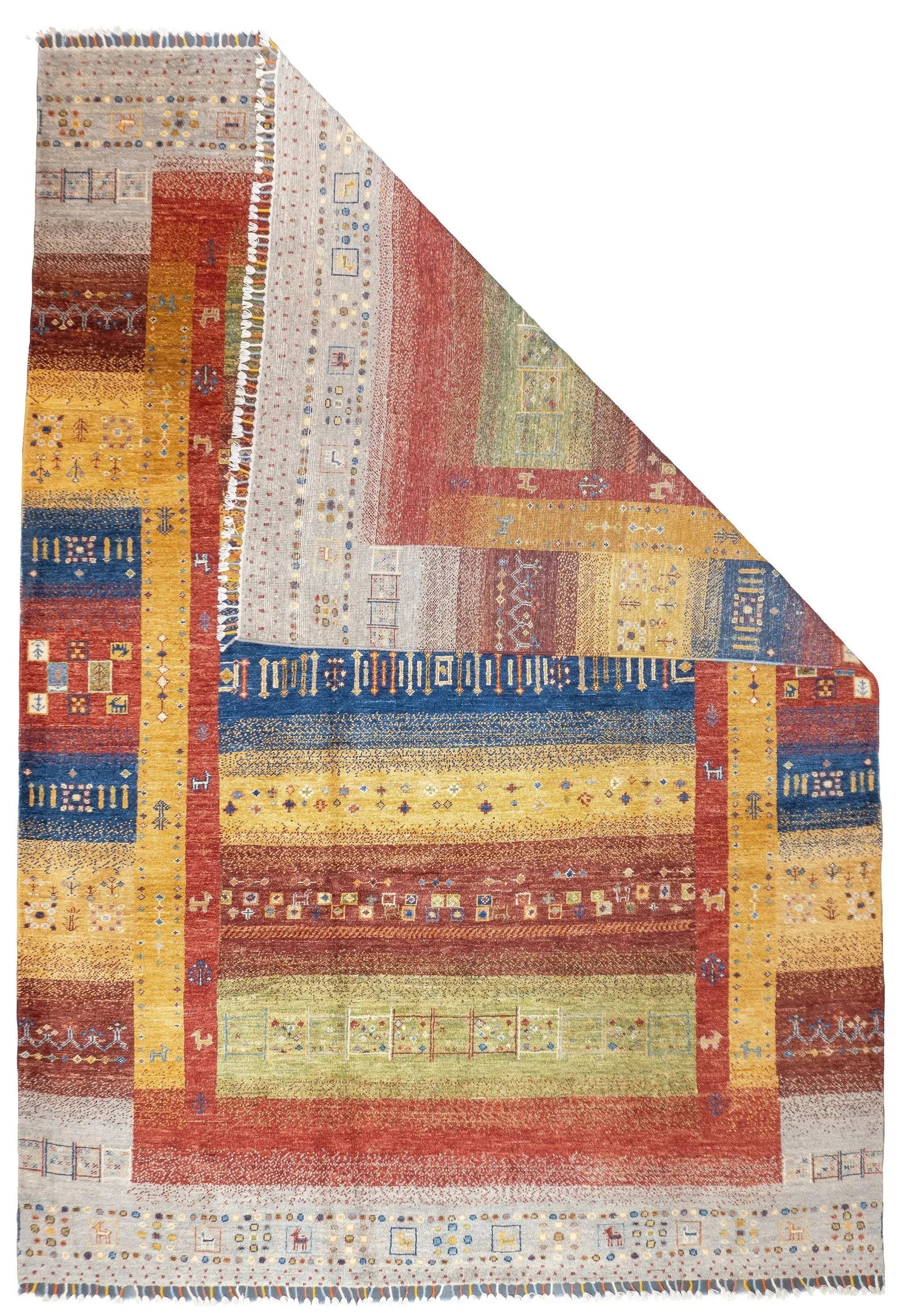 Contemporary Gabbeh Rug 6'8'' X 9'7'' - 2