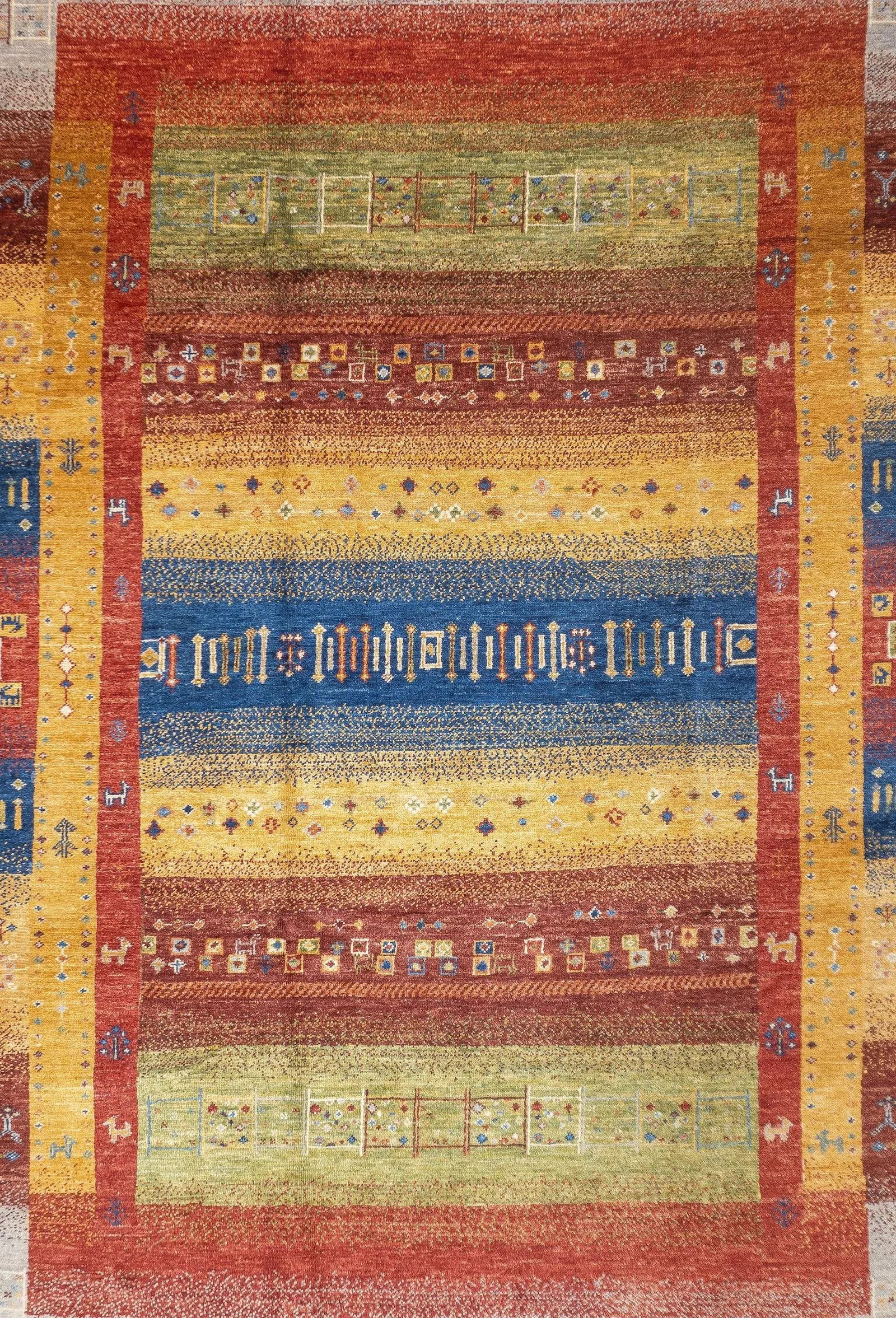 Contemporary Gabbeh Rug 6'8'' X 9'7'' - 3