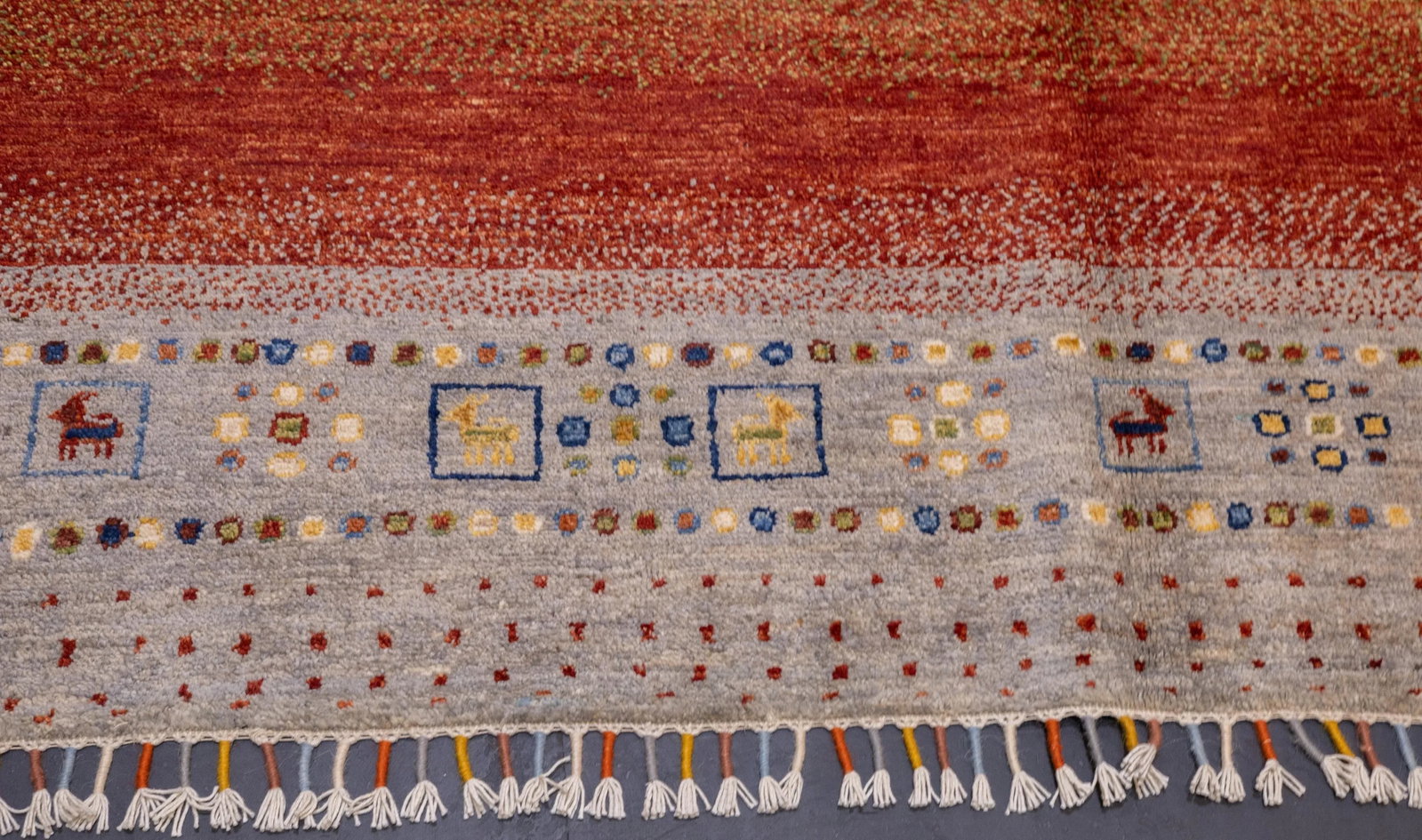 Contemporary Gabbeh Rug 6'8'' X 9'7'' - 4