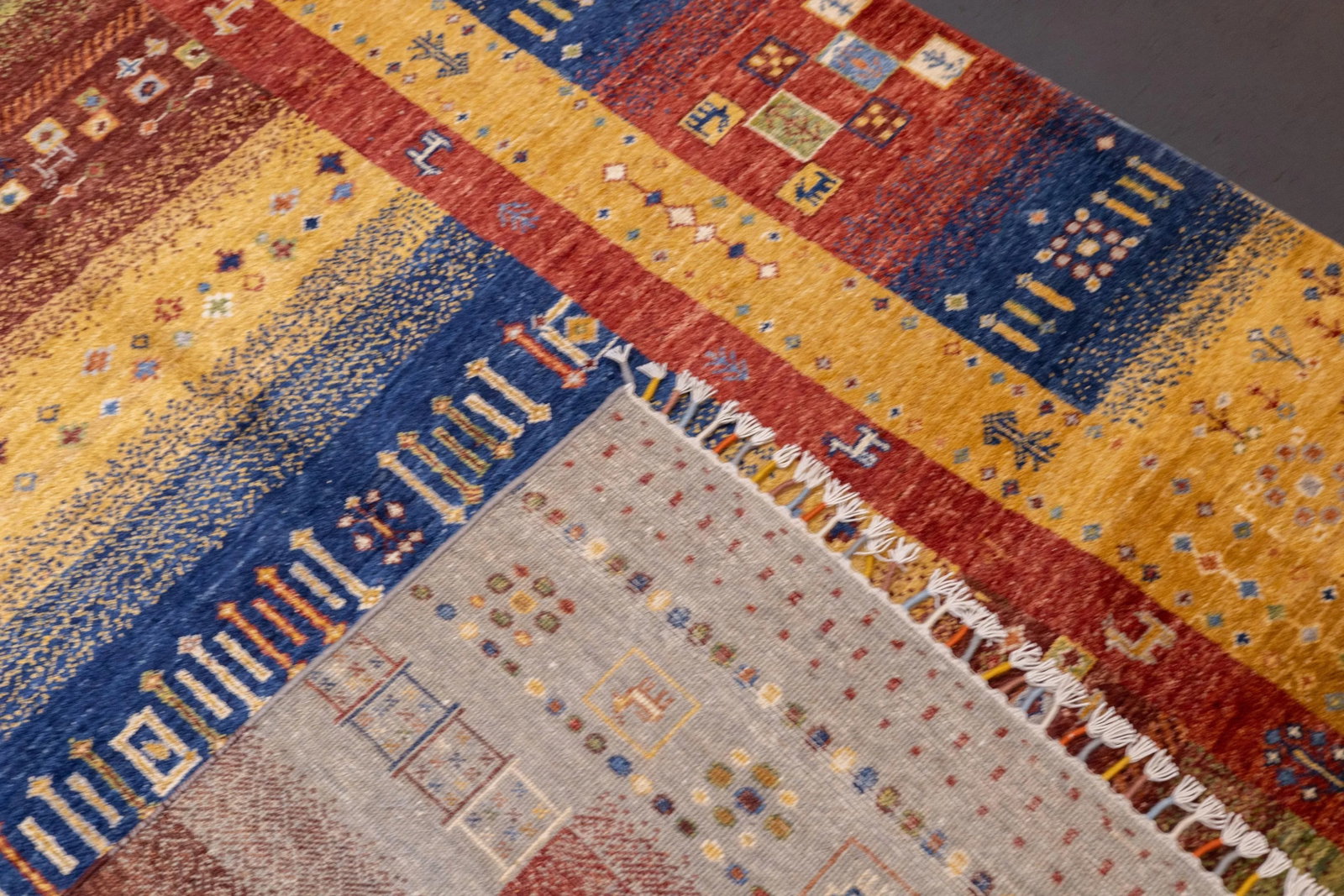 Contemporary Gabbeh Rug 6'8'' X 9'7'' - 5