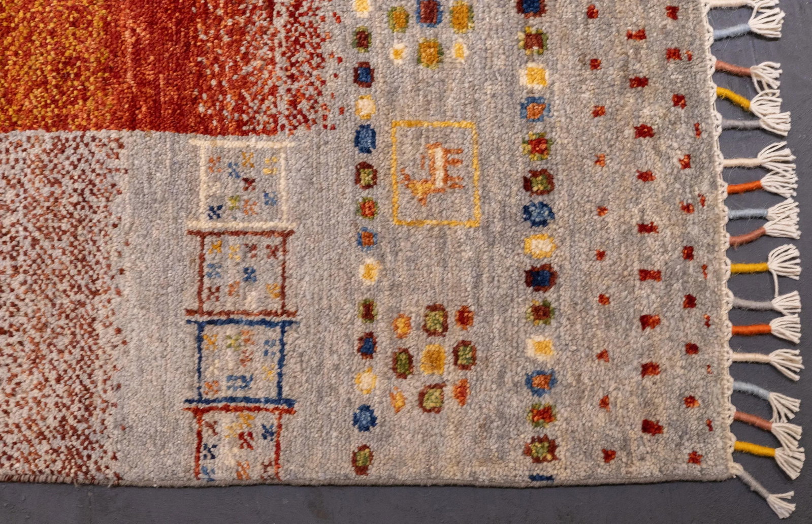 Contemporary Gabbeh Rug 6'8'' X 9'7'' - 6