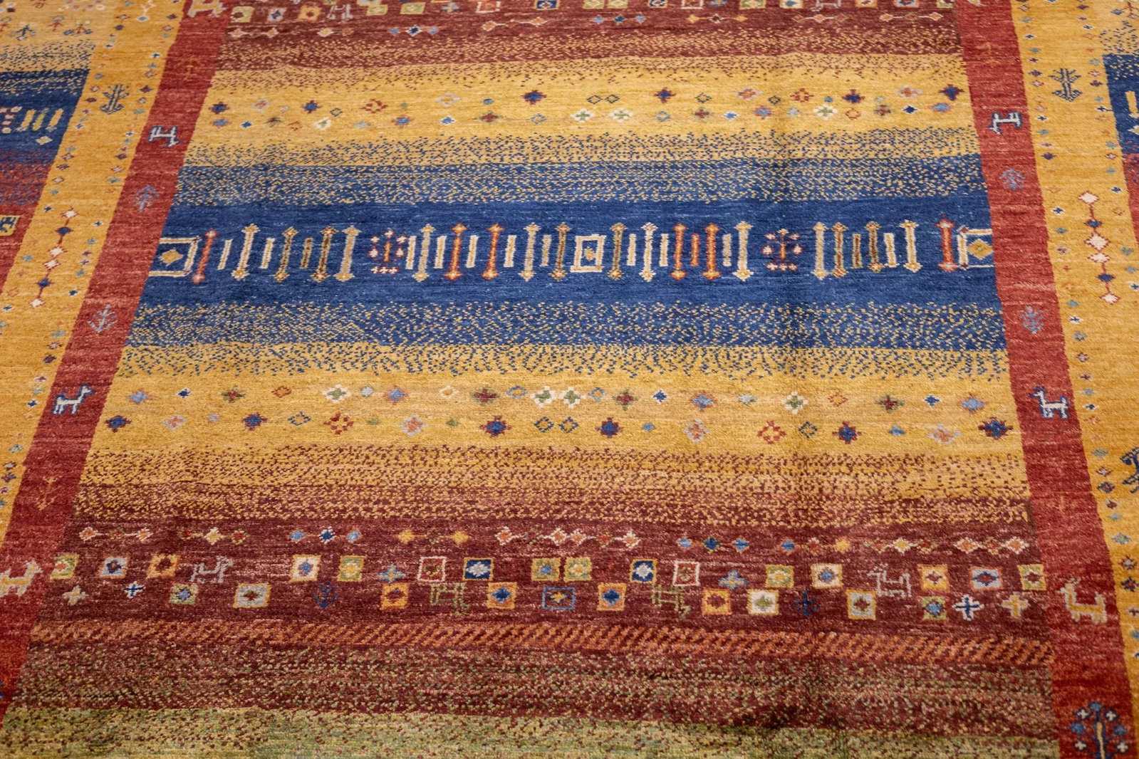 Contemporary Gabbeh Rug 6'8'' X 9'7'' - 8
