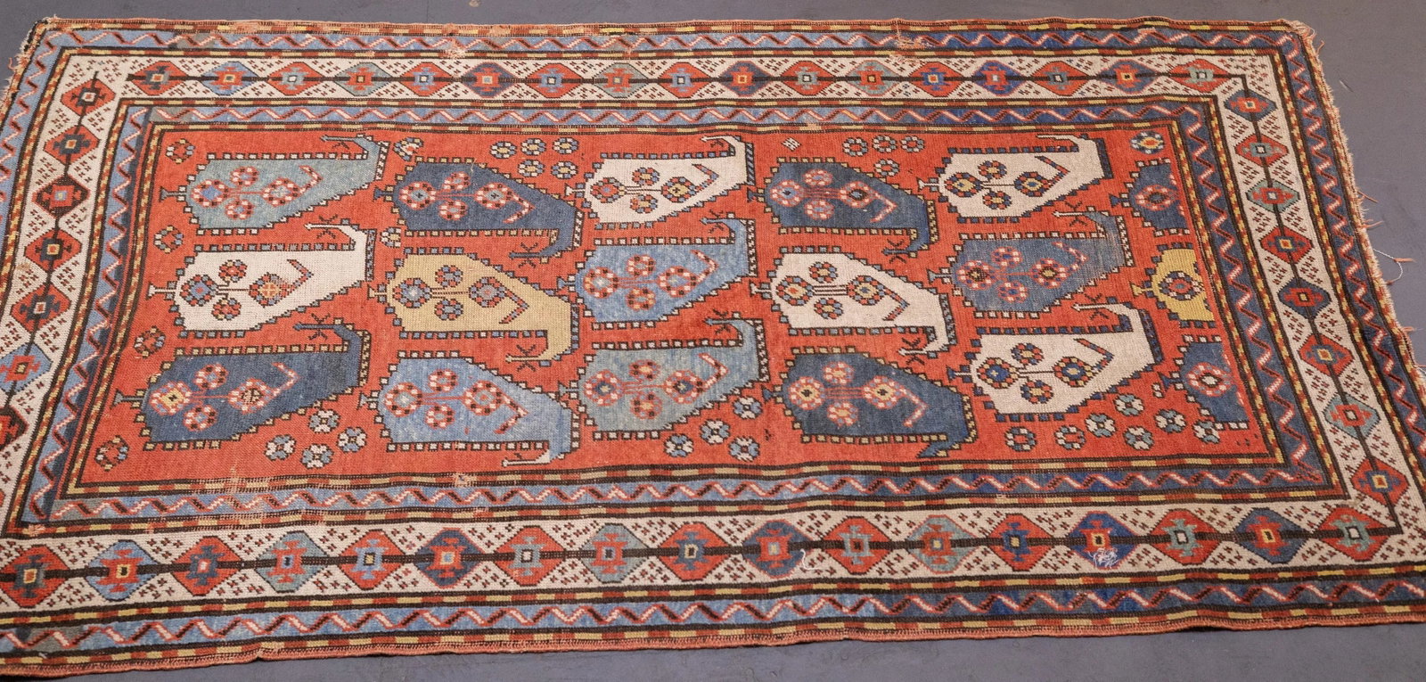 Late 19th Century Kazak Rug 3'9'' X 6'1'' - 3