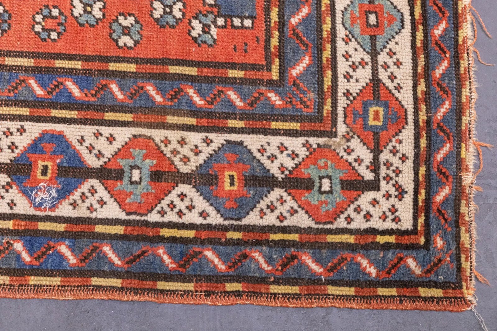 Late 19th Century Kazak Rug 3'9'' X 6'1'' - 6
