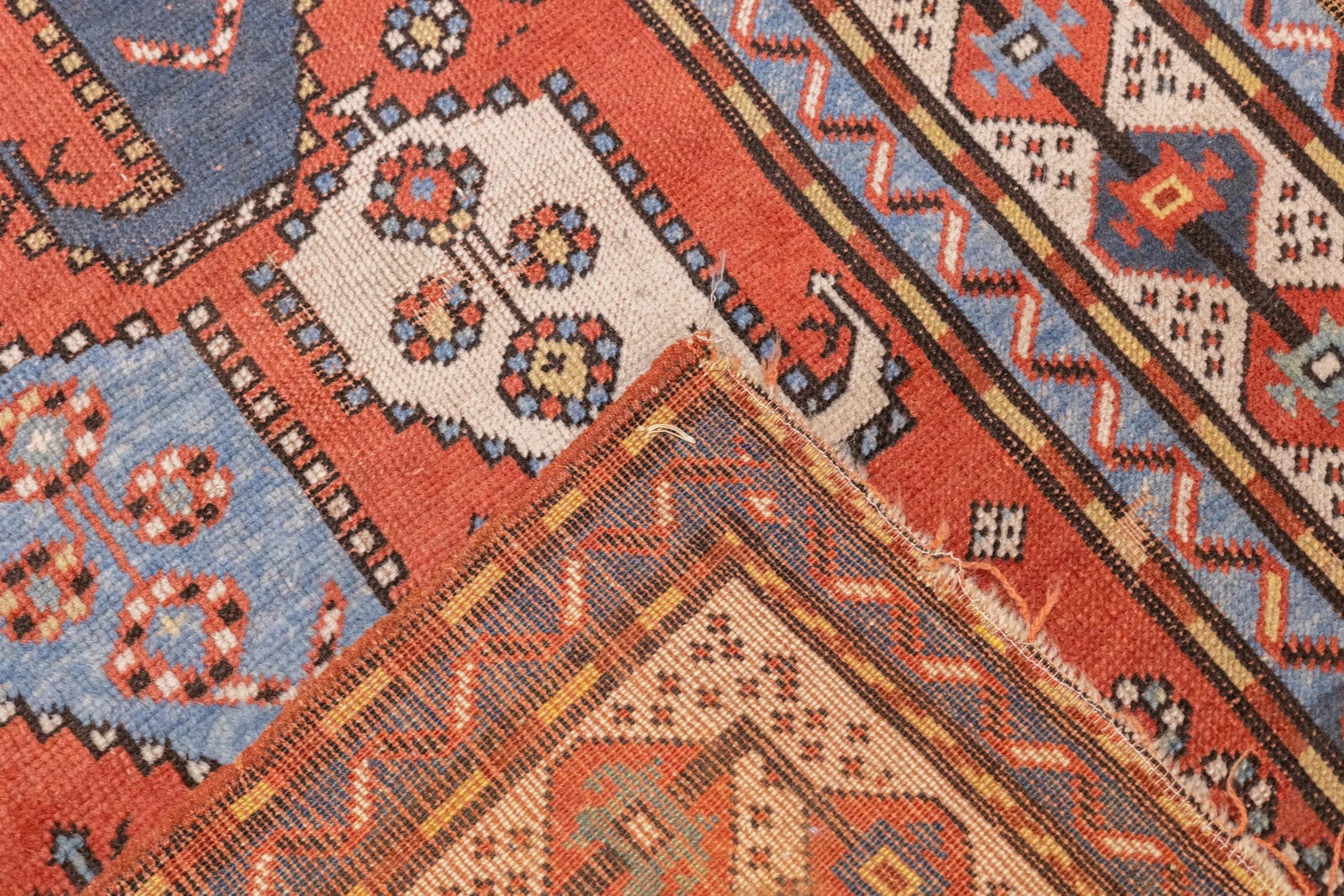 Late 19th Century Kazak Rug 3'9'' X 6'1'' - 7