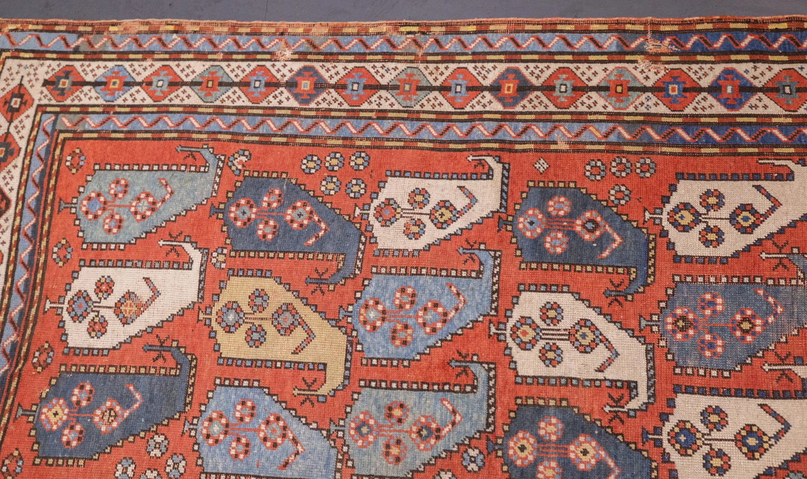 Late 19th Century Kazak Rug 3'9'' X 6'1'' - 8