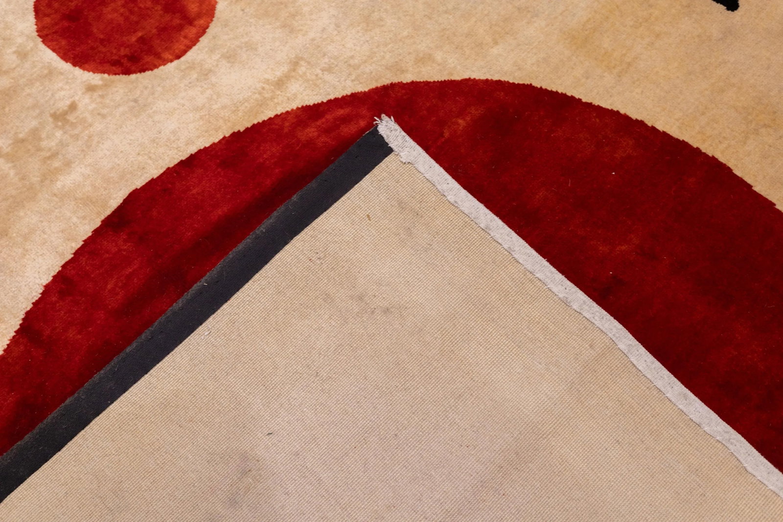 Mid 20th Century French Artistic Wool Rug Inspired by Calder 4'10'' X 6'6'' - 7