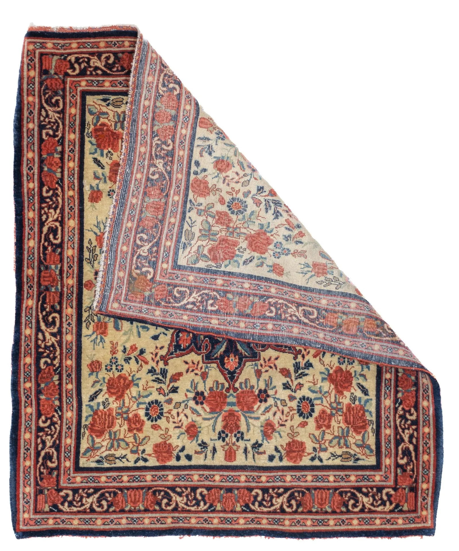 Early 20th Century Fine Antique Persian Bijar Rug 2'4'' X 2'9'' - 2