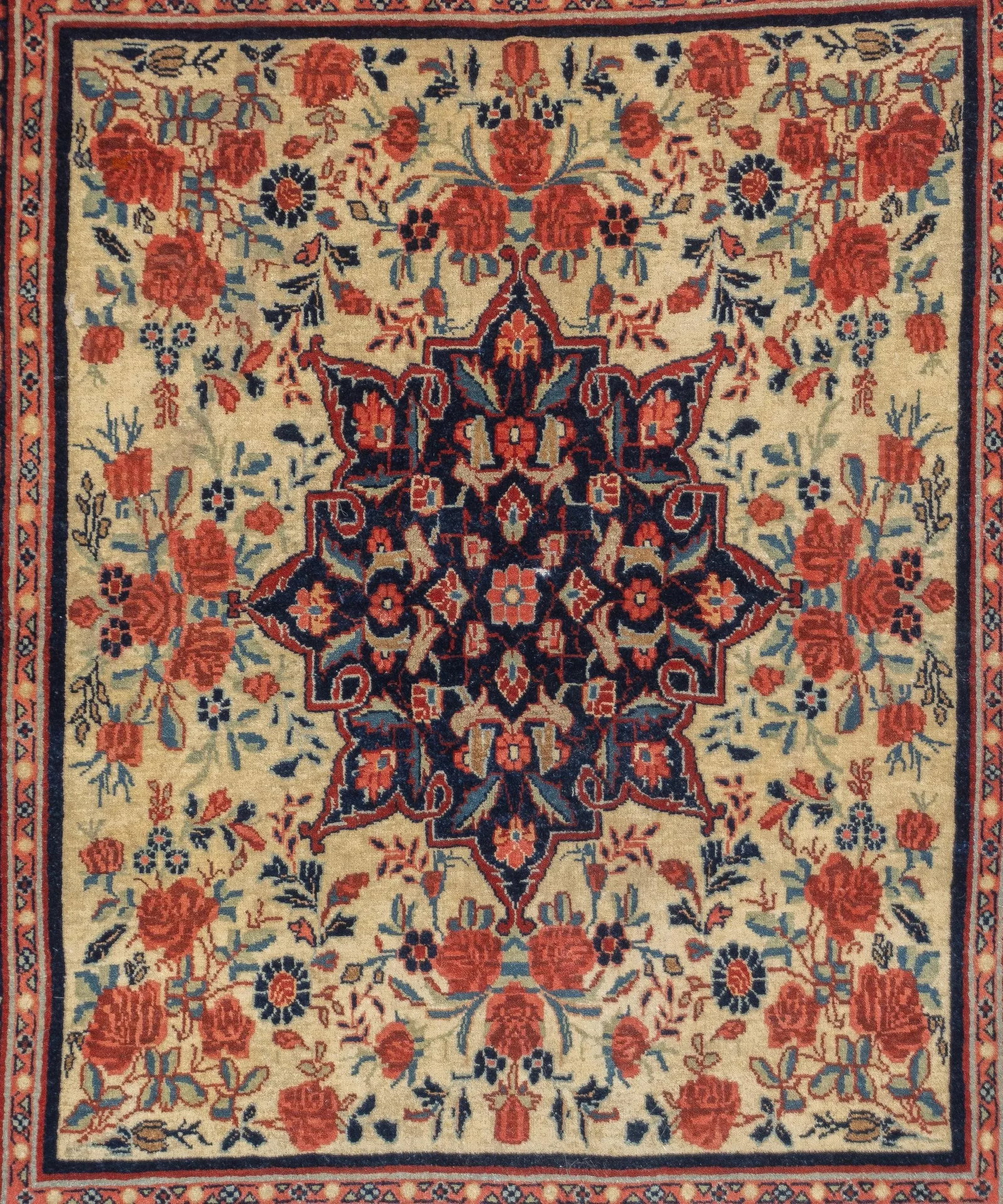 Early 20th Century Fine Antique Persian Bijar Rug 2'4'' X 2'9'' - 3