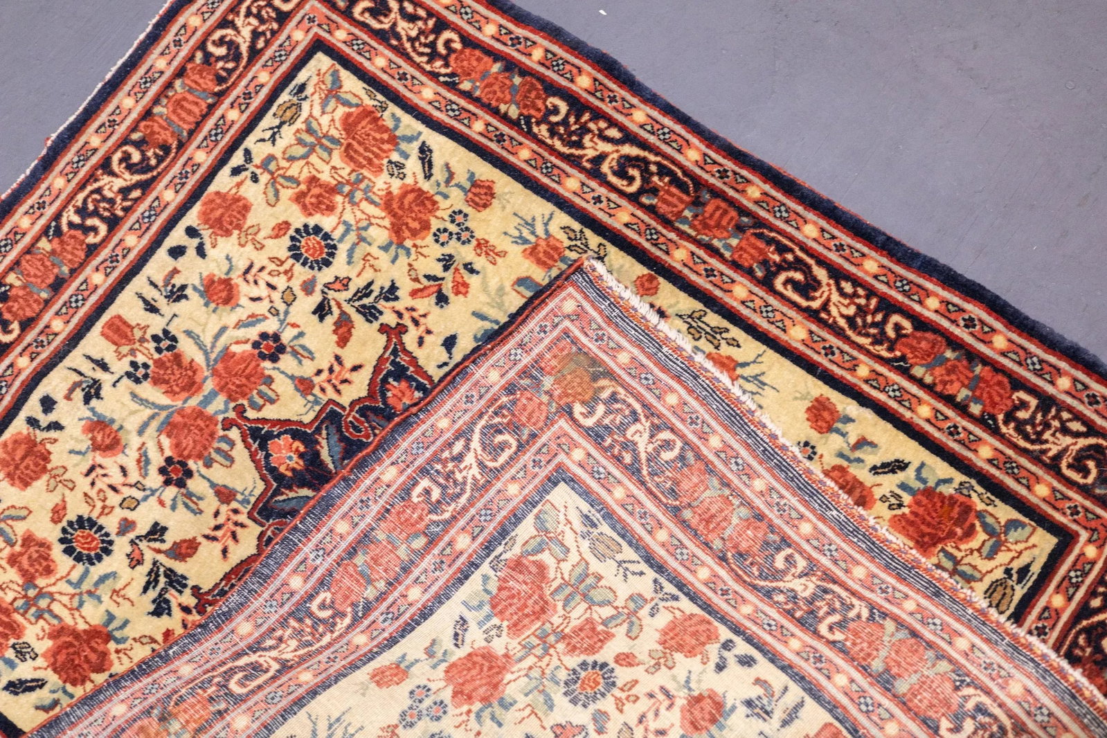 Early 20th Century Fine Antique Persian Bijar Rug 2'4'' X 2'9'' - 9