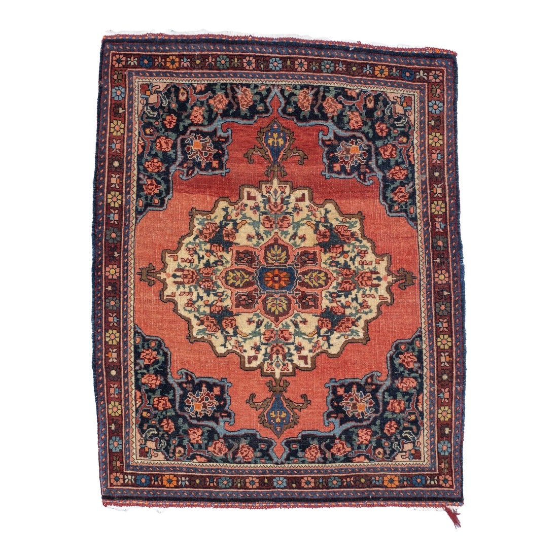 Late 19th Century Fine Antique Persian Farahan Sarouk Rug 2'3'' X 2'11'' (1 of 10)