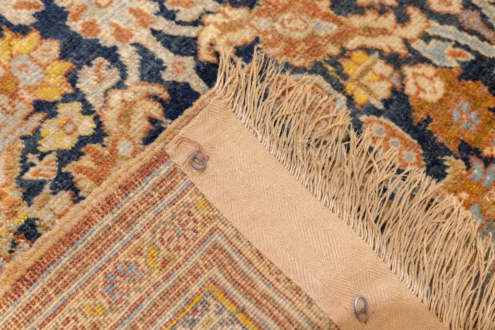 Late 19th Century Antique Haji Jalili Tabriz Rug 4'5'' X 5'4'' - 4