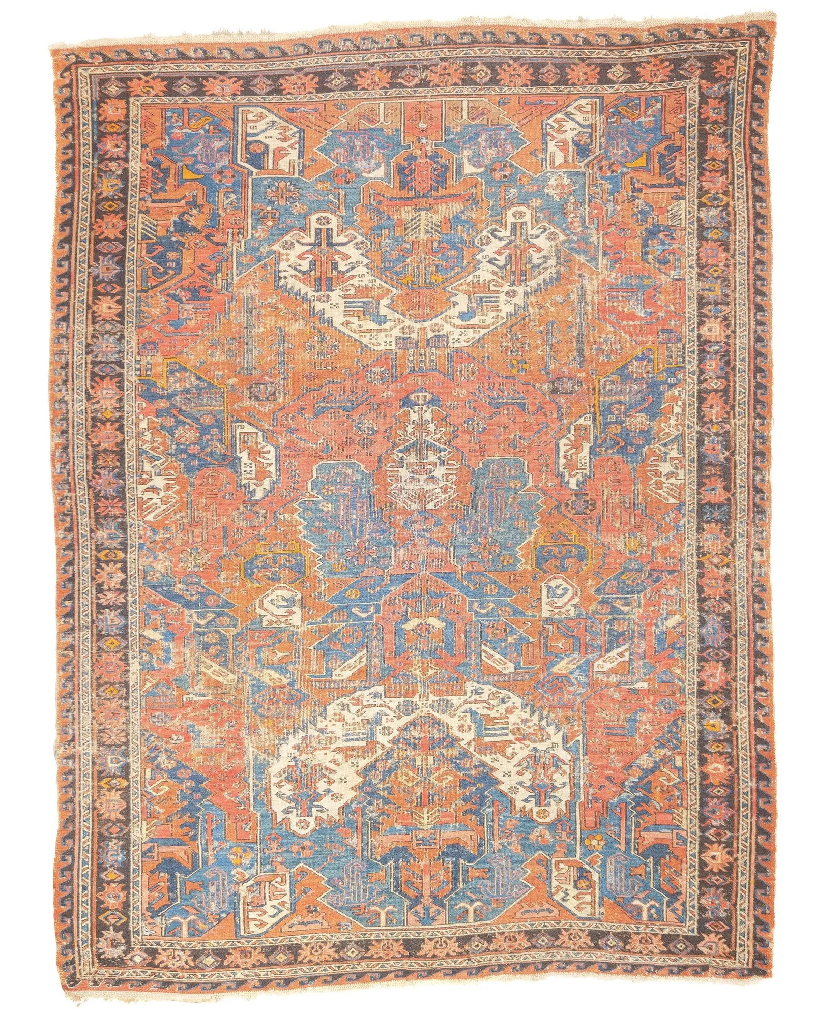 Antique Dragon Soumak Rug 5'1'' X 6'9'' - 4