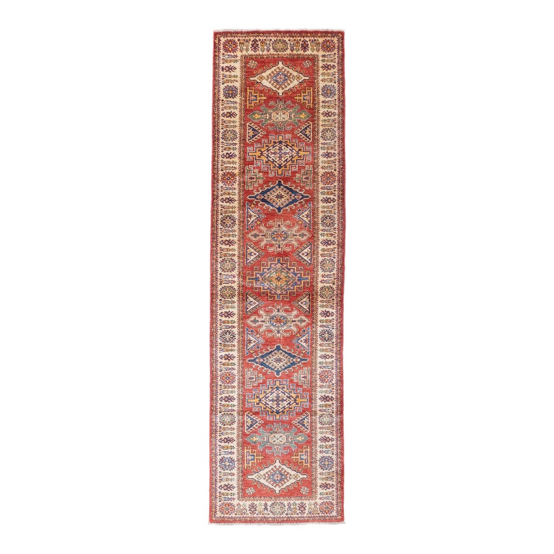 Pak Kazak Long Rug 2'7'' X 9'8'' (1 of 10)