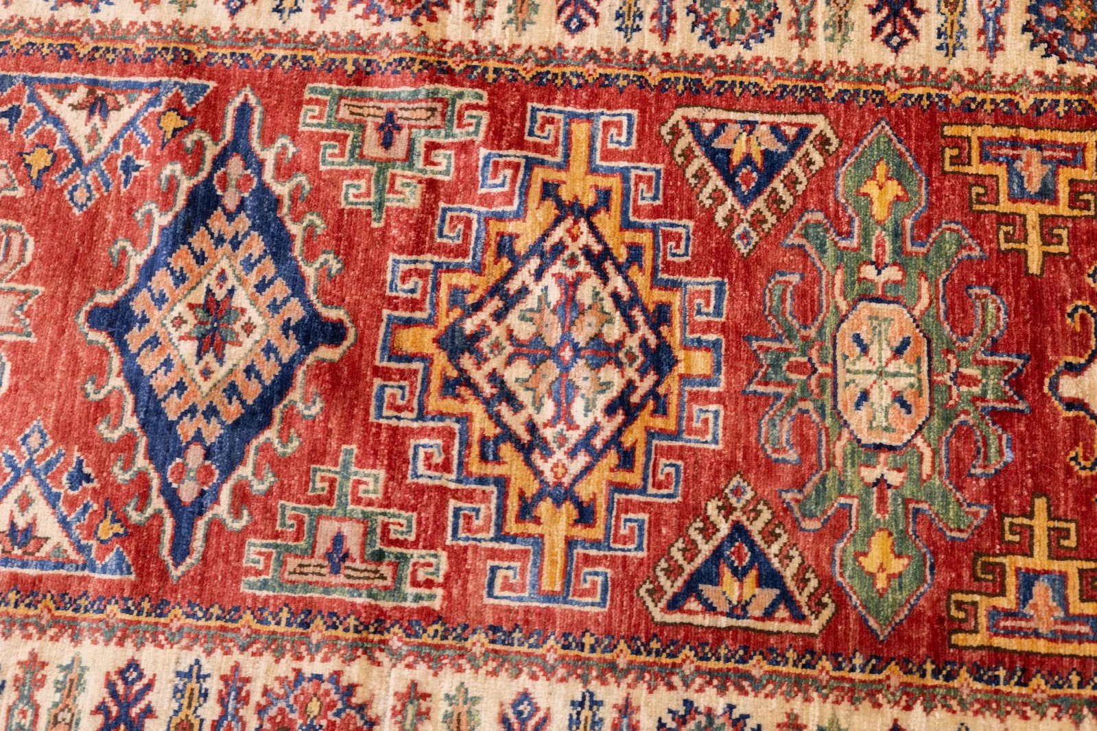 Pak Kazak Long Rug 2'7'' X 9'8'' - 8