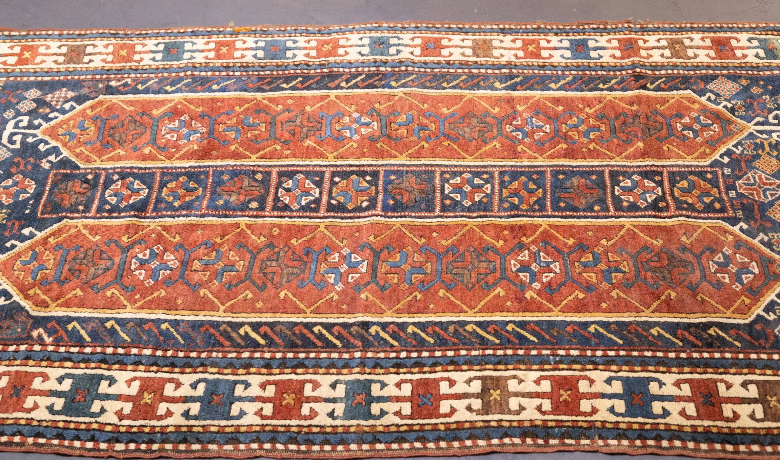 Antique Caucasian Kazak Rug 4'4'' X 8'0" - 4