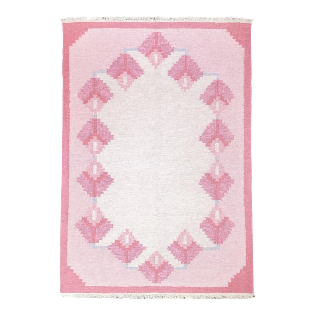 Fine Vintage Swedish Kilim Rug 4'6'' X 6'6'': Fine Vintage Swedish Kilim Rug 4'6'' x 6'6''. A technique rather than a type of rug. Technique is: slit tapestry, warp shared wefting, single or double weft interlocking. Also refers to plain weave