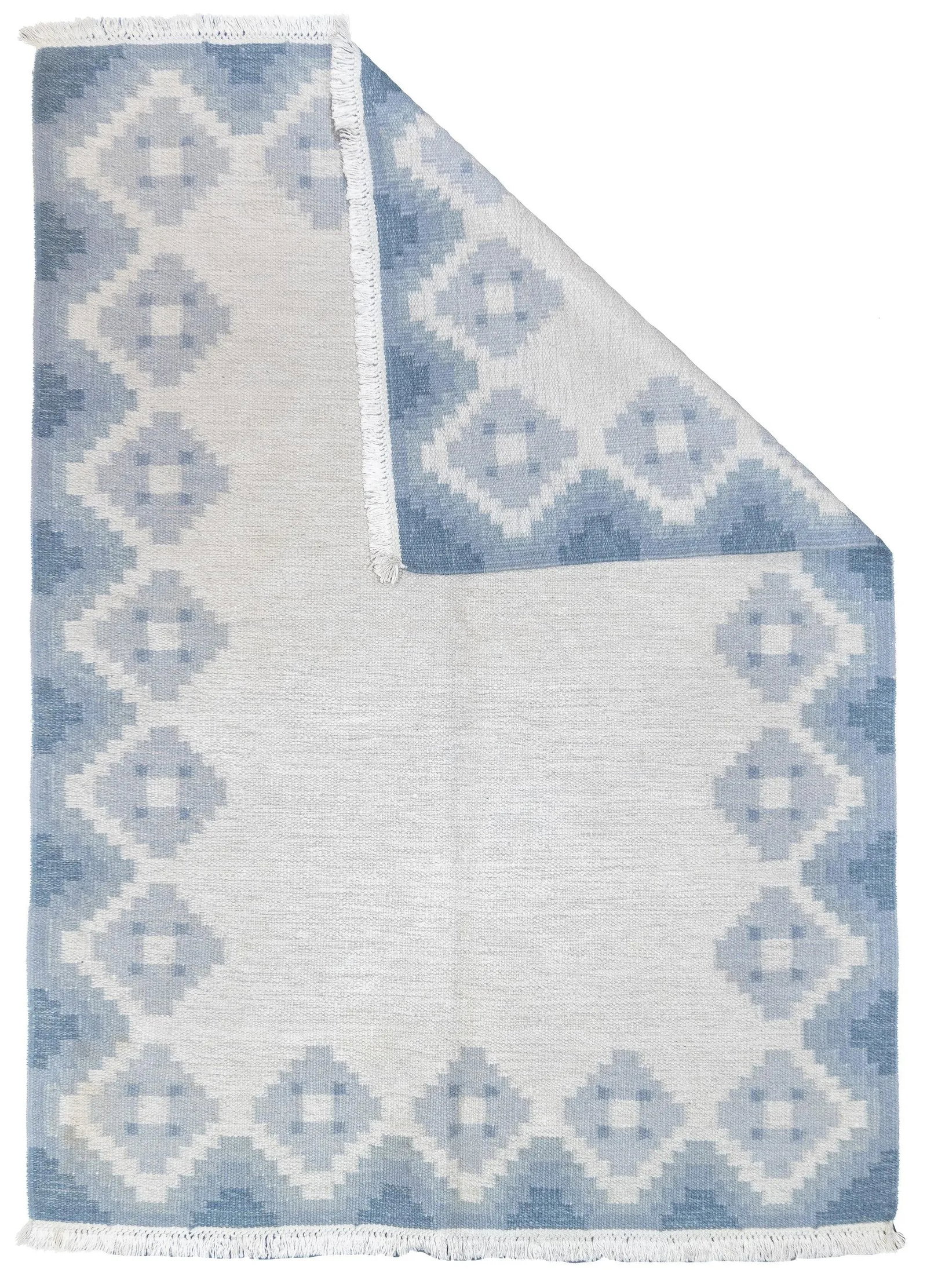 Fine Vintage Swedish Kilim Rug 4'1'' X 5'8'' - 2