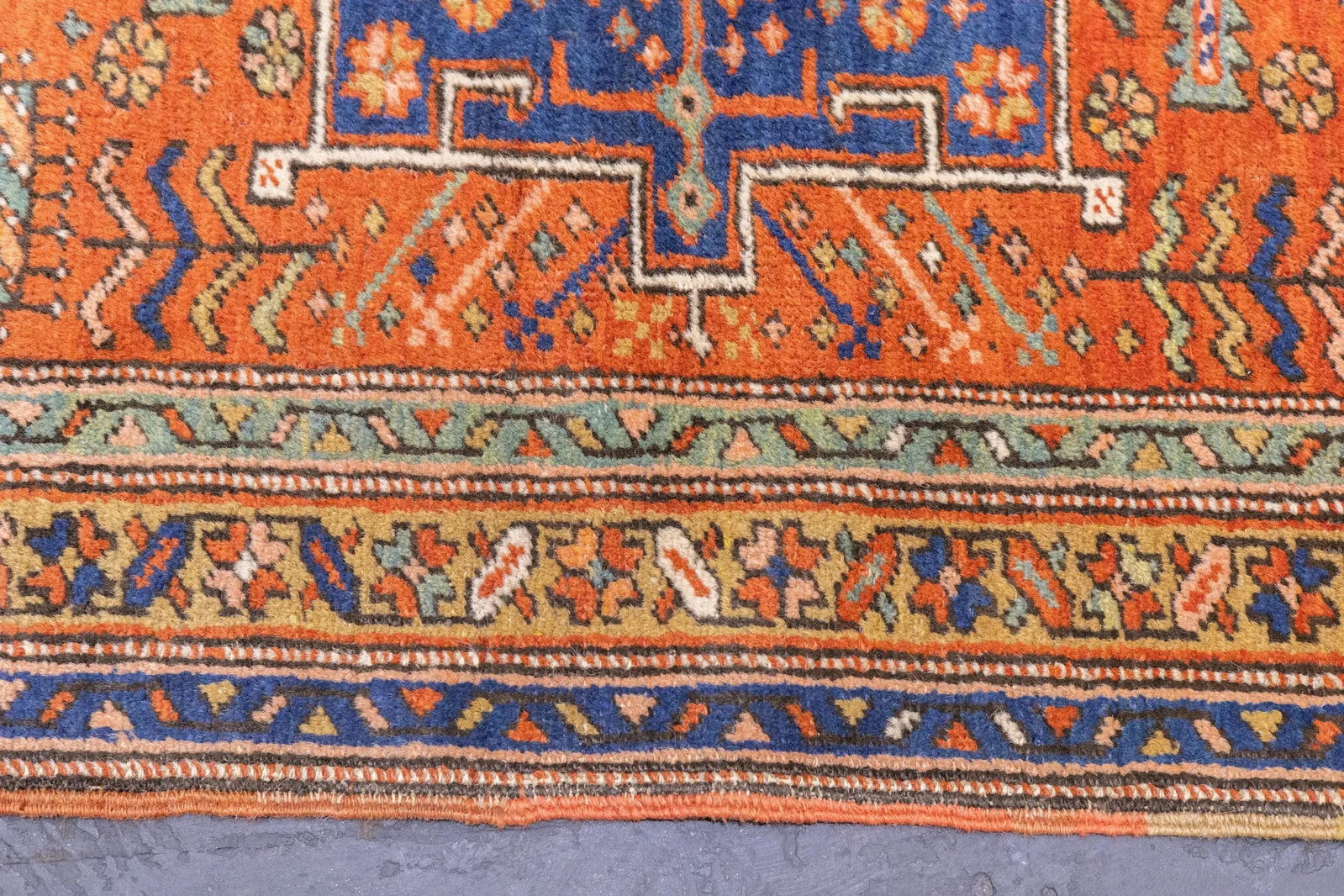 Antique Persian Heriz Long Rug 3'0" X 10'0" - 10