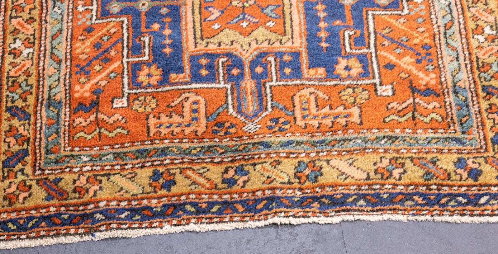 Antique Persian Heriz Long Rug 3'0" X 10'0" - 3