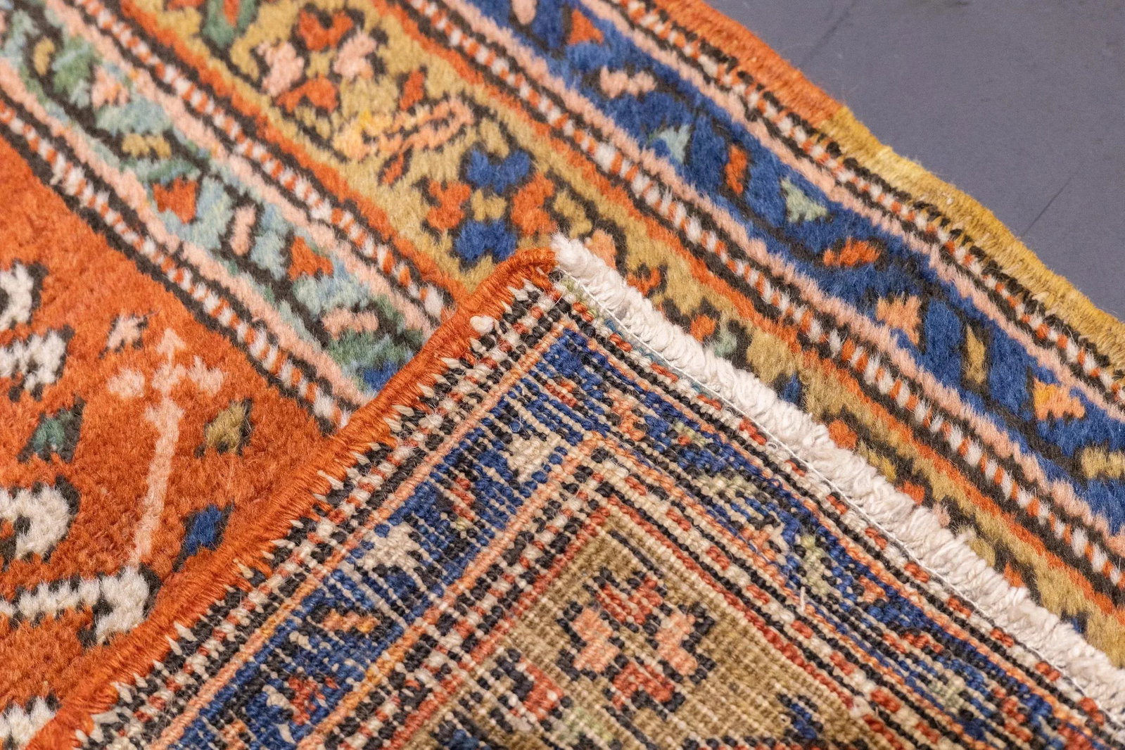 Antique Persian Heriz Long Rug 3'0" X 10'0" - 9