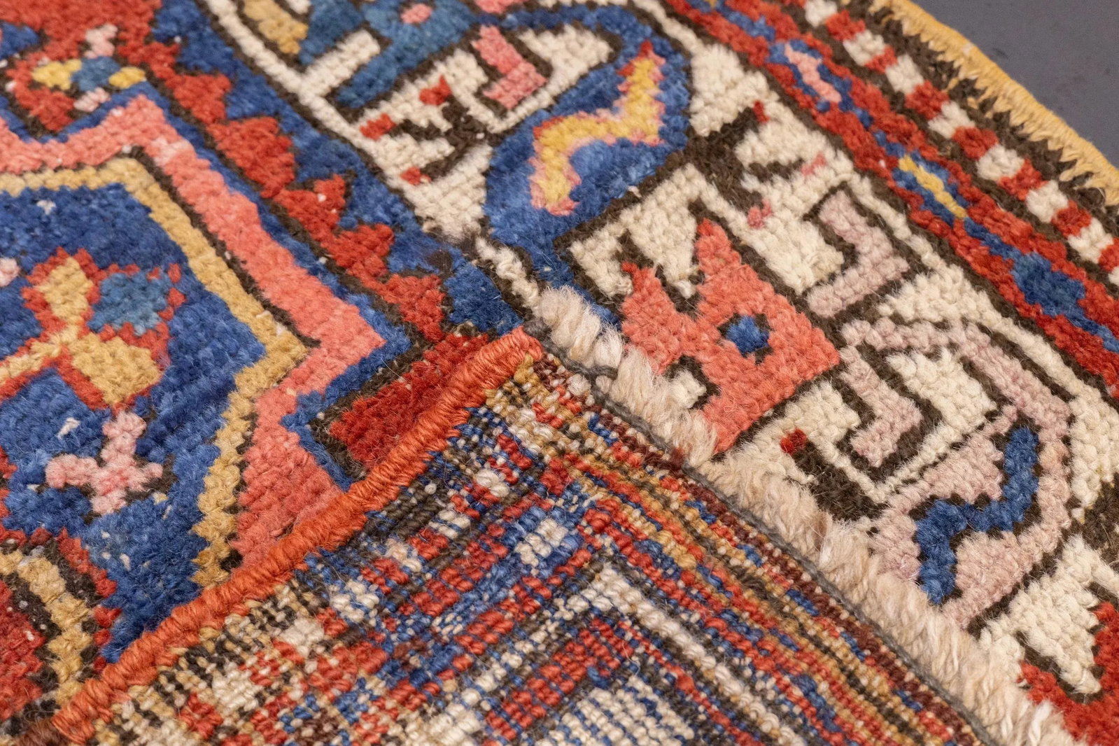 Antique Persian Heriz Rug 3'5'' X 10'1'' - 5