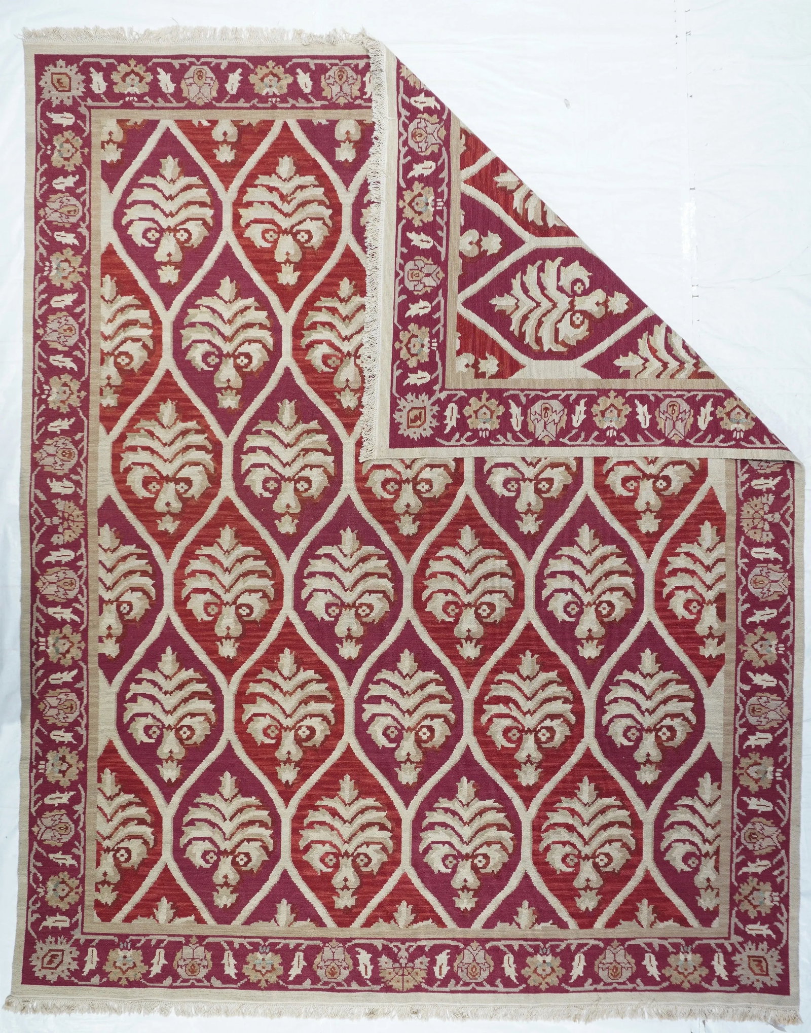 Turkish Sumak Flat Weave Wool Rug 8'0" X 10'0" - 2