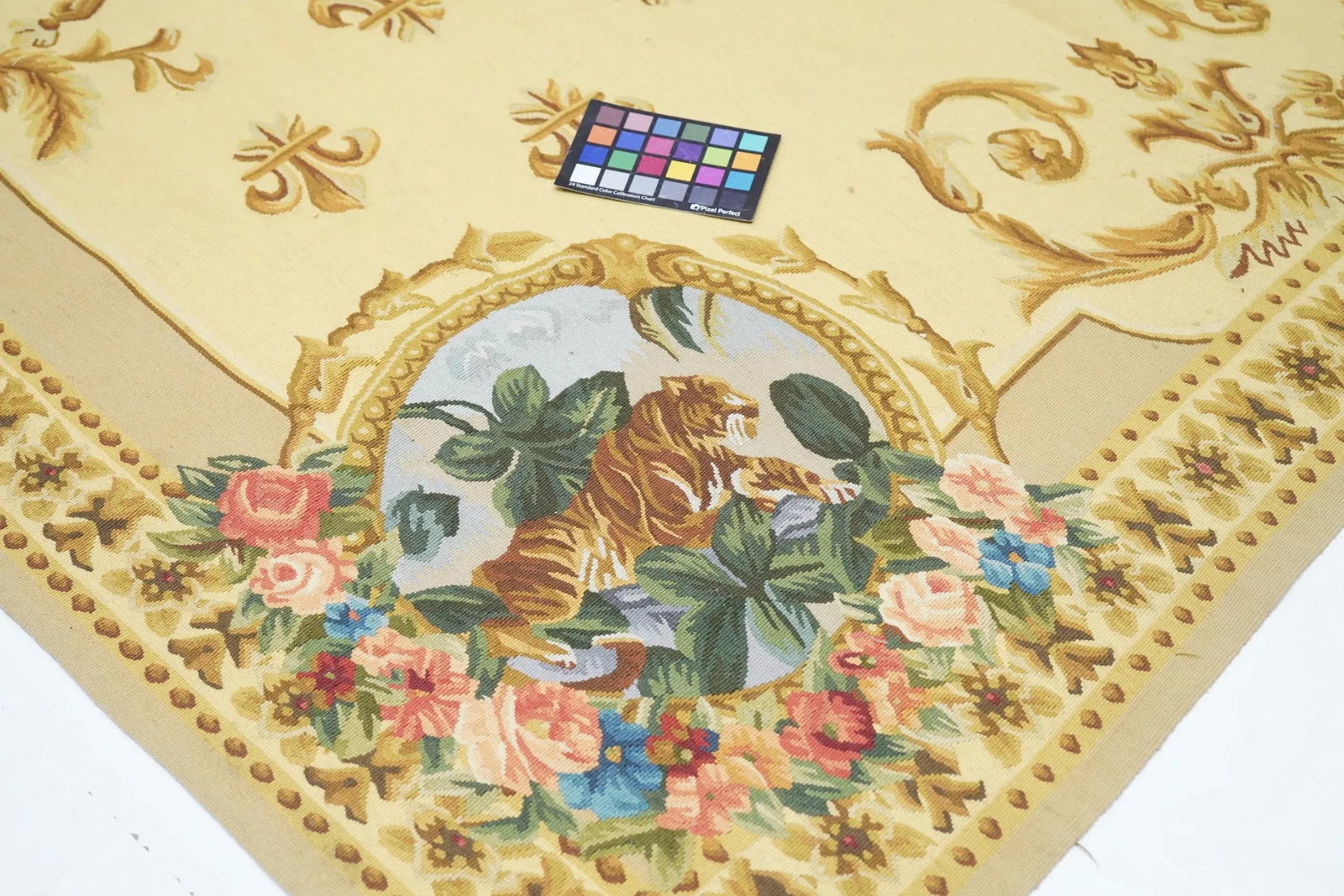 Aubusson Flat Weave Wool Rug 6'0" X 9'0" - 10