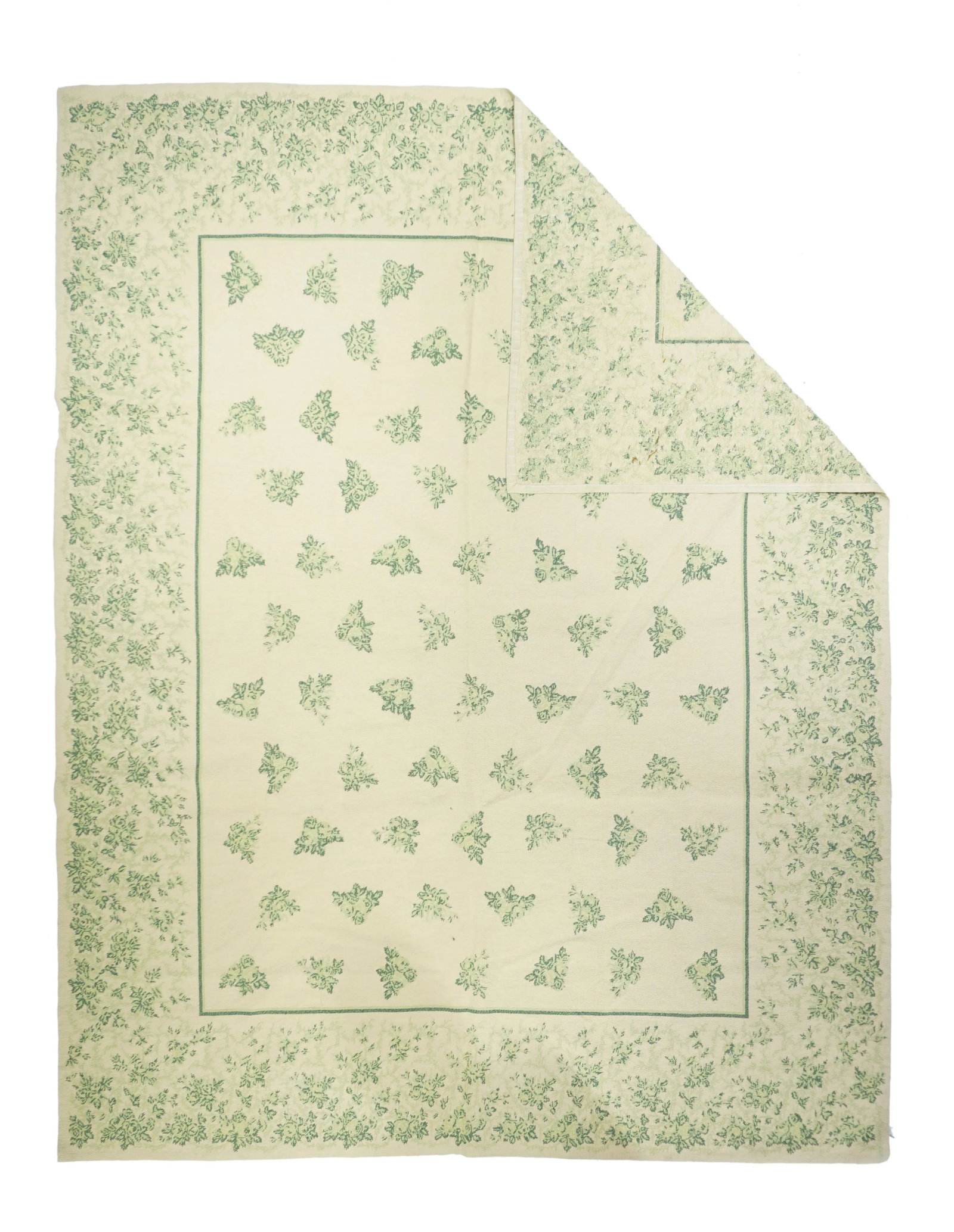 Needle Point Flat Weave Wool Rug 8'0" X 10'0" - 2