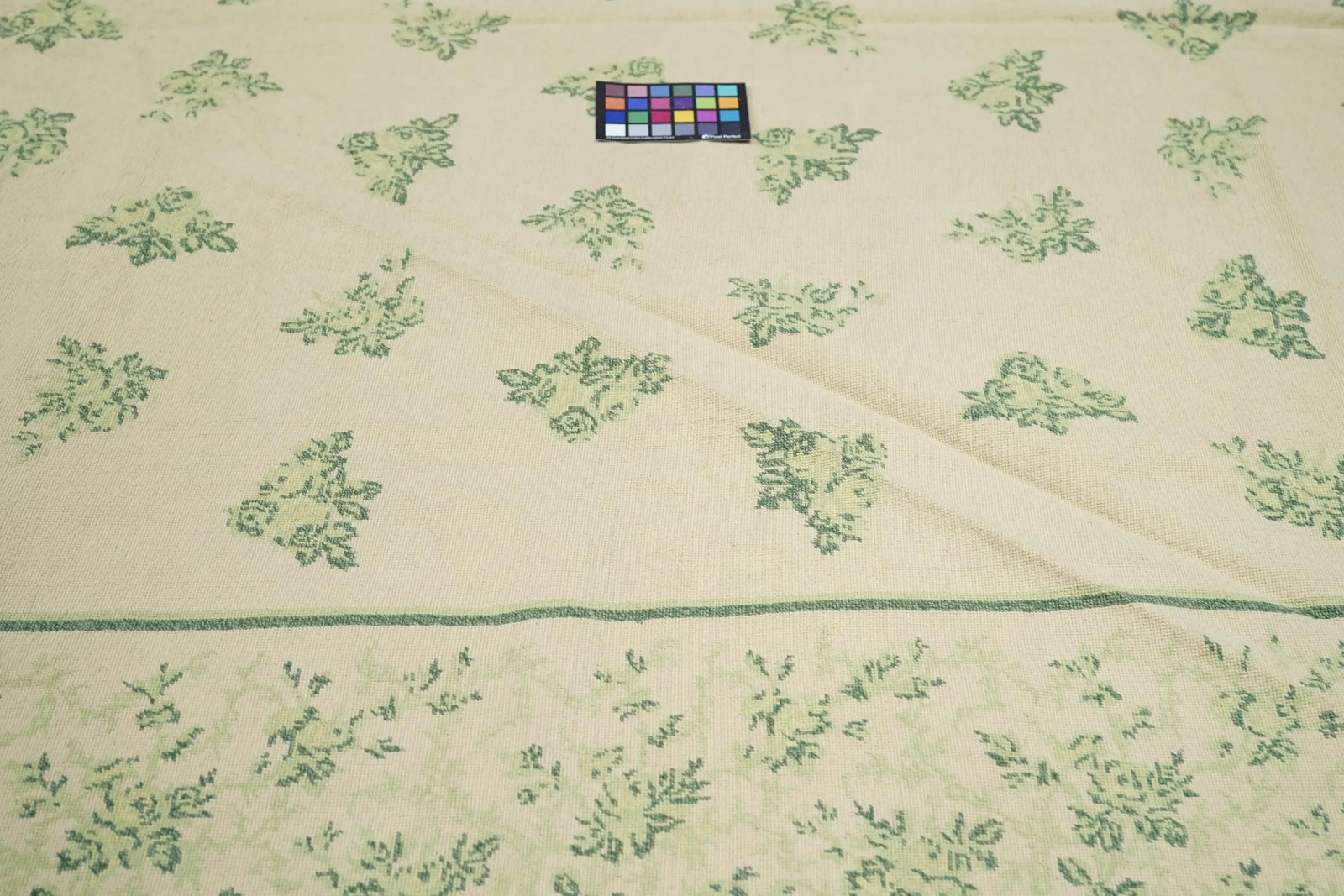 Needle Point Flat Weave Wool Rug 8'0" X 10'0" - 7