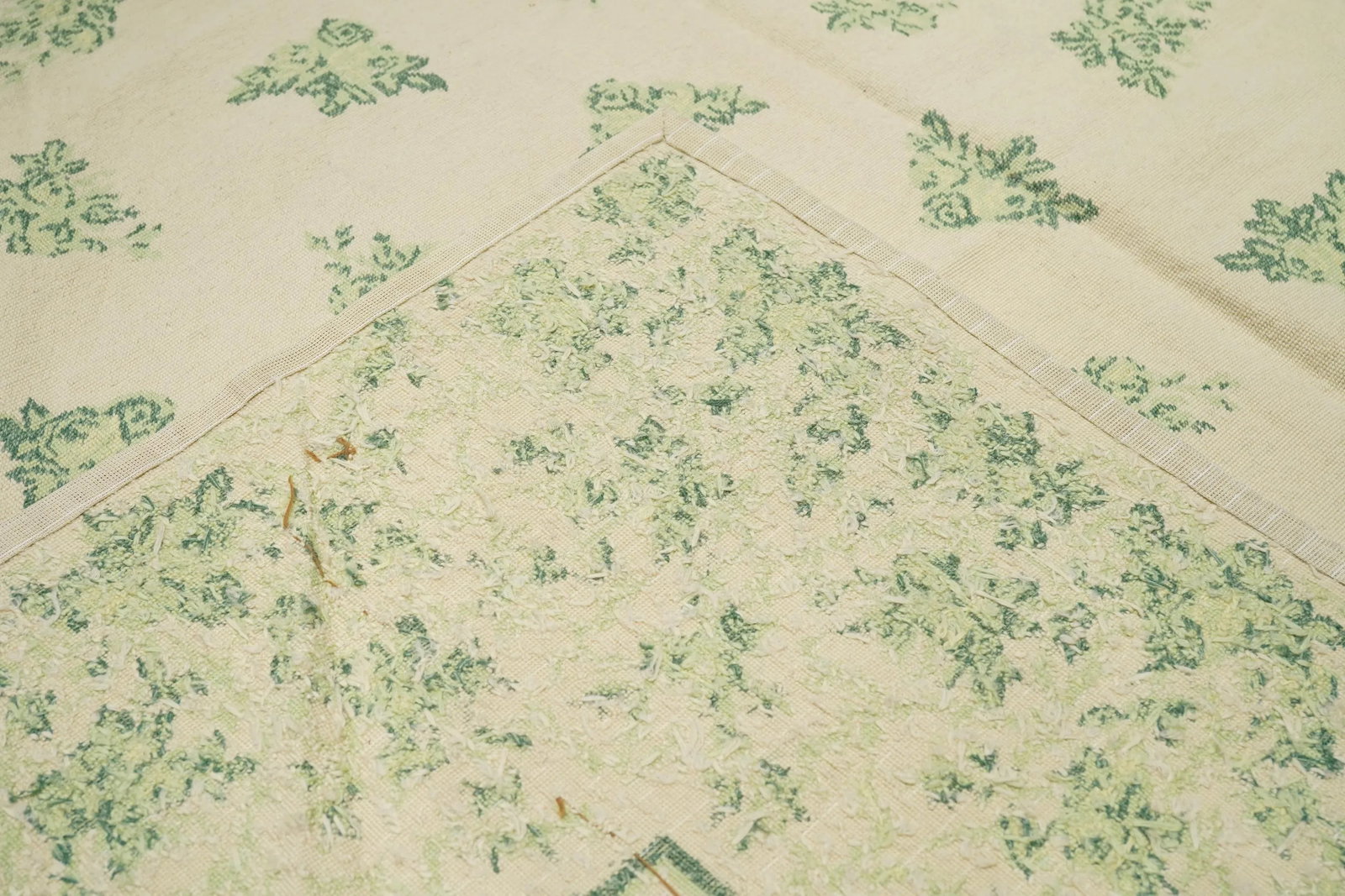 Needle Point Flat Weave Wool Rug 8'0" X 10'0" - 9