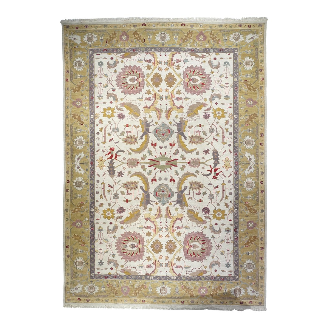 Turkish Sumak Flat Weave Wool Rug 10'0" X 14'2'': Turkish Sumak Flat Weave Wool Rug 10'0" x 14'2''. A technique rather than a specific type, in which warps are wrapped by coloured wefts to create a pattern. Caucasian, Turkish, Persian and other