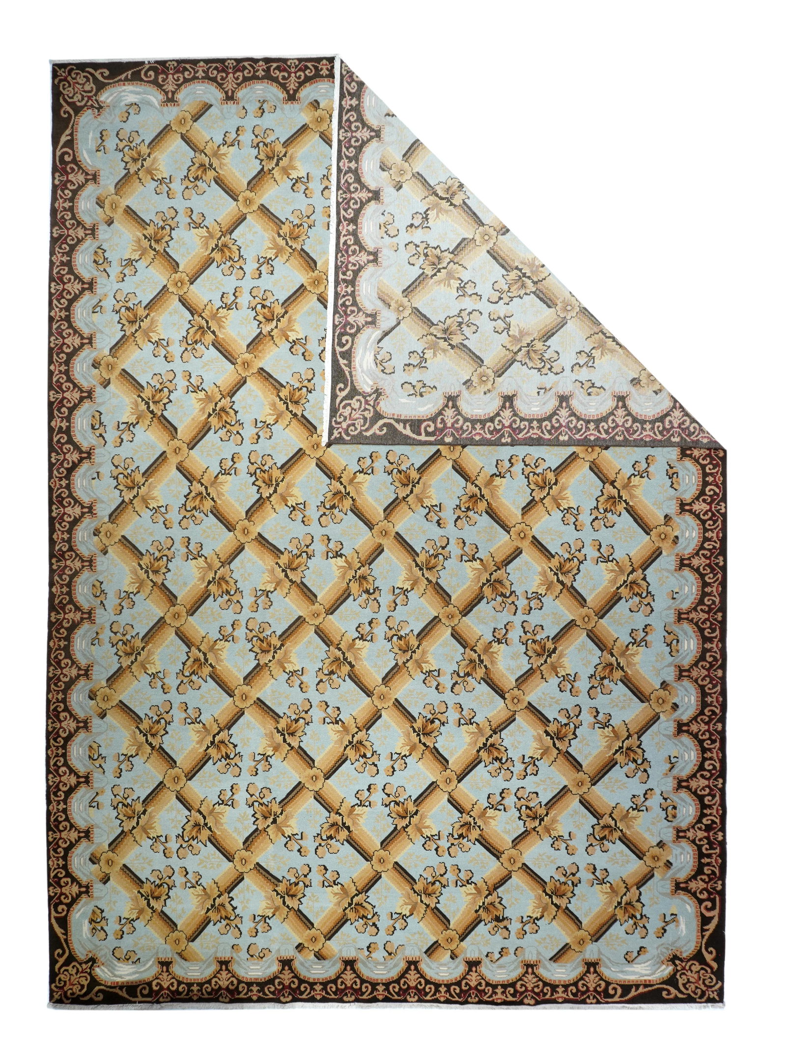 Turkish Oushak Rug 10'0" X 14'0" - 2