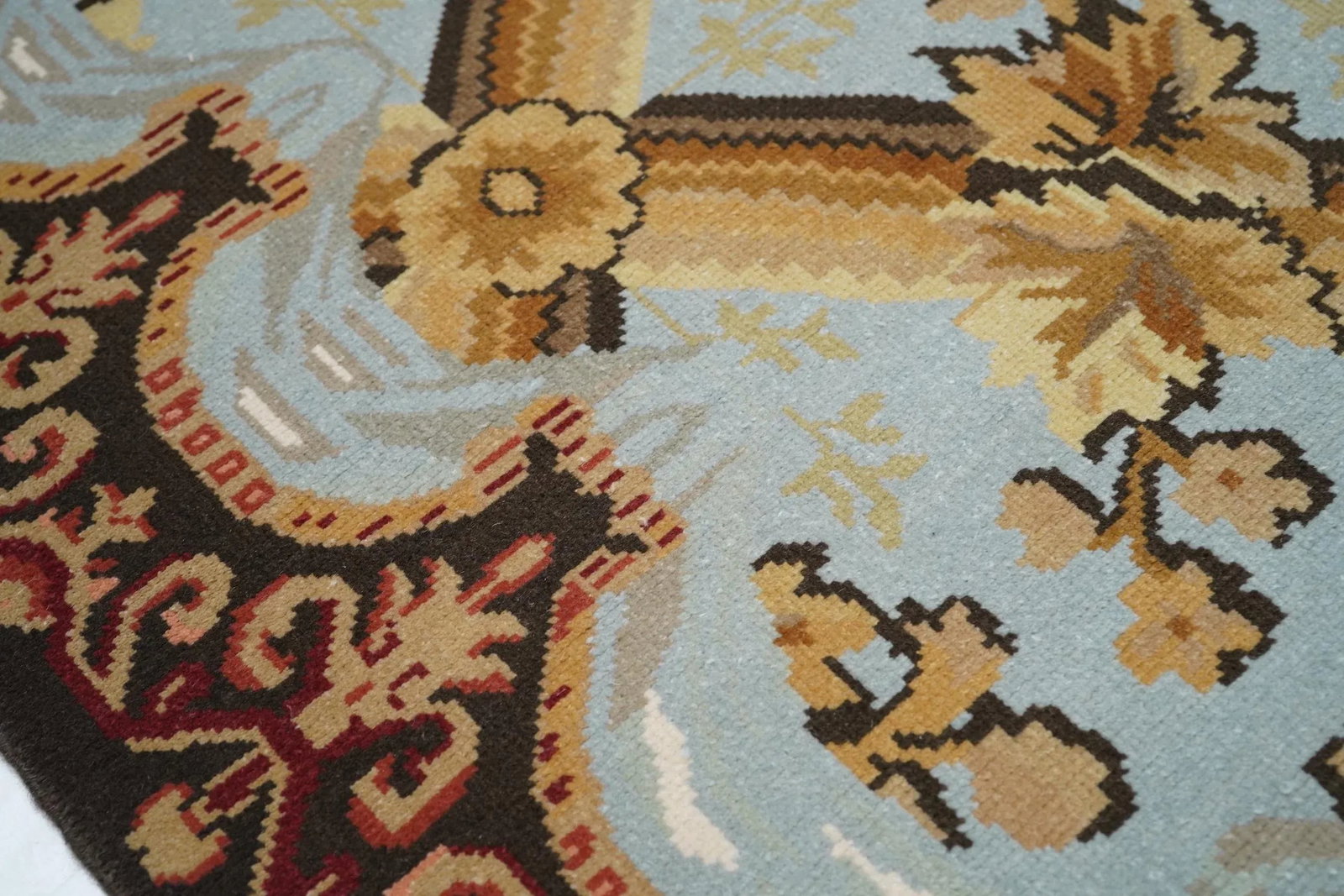 Turkish Oushak Rug 10'0" X 14'0" - 4