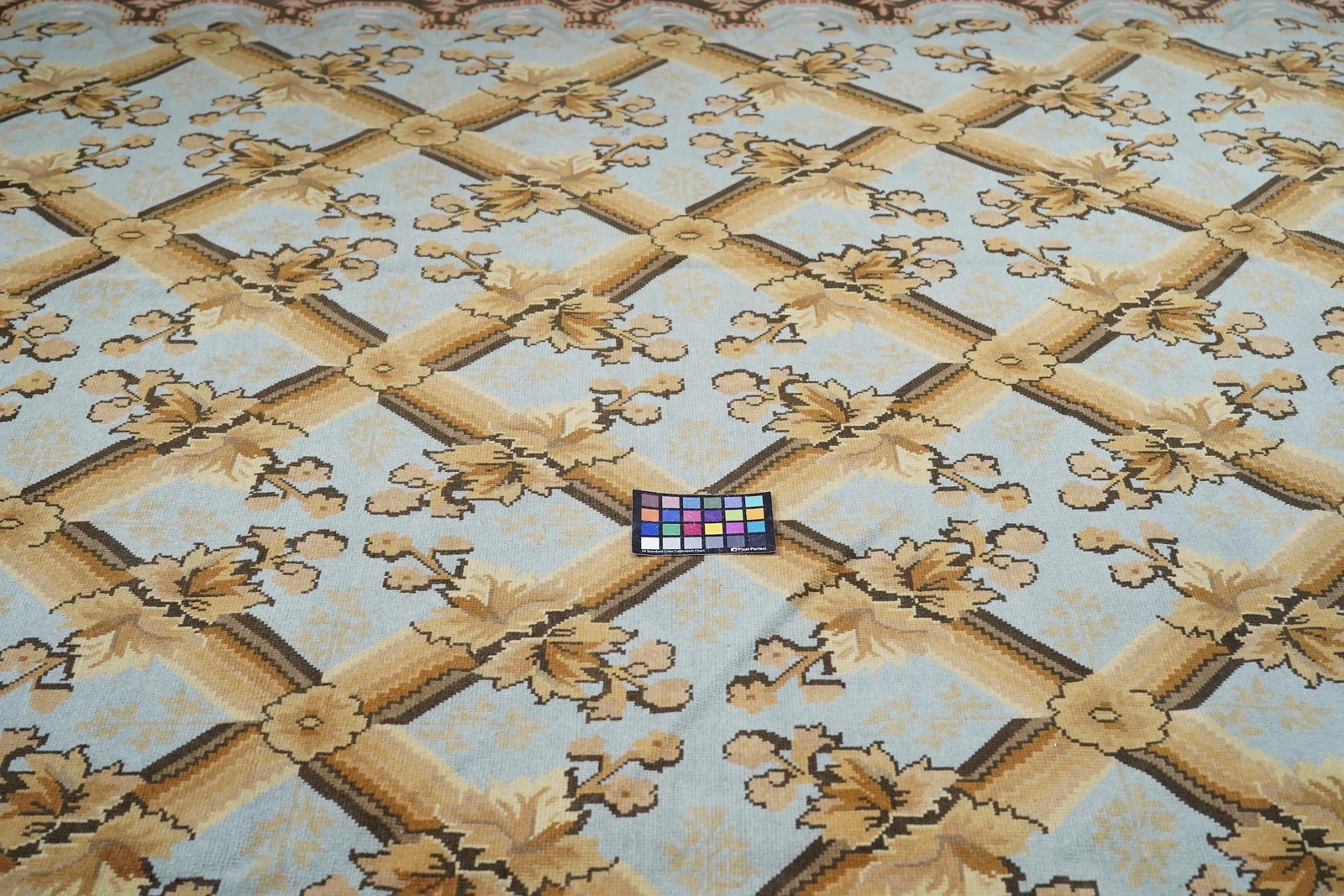 Turkish Oushak Rug 10'0" X 14'0" - 7