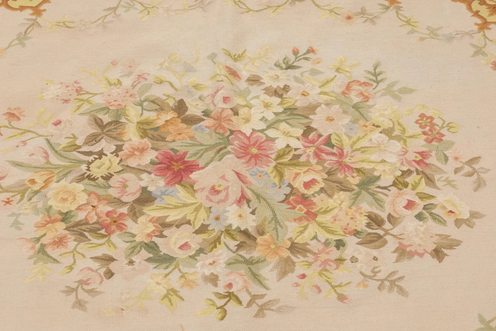 Aubusson Flat Weave Wool Rug 8'0" X 10'0" - 11