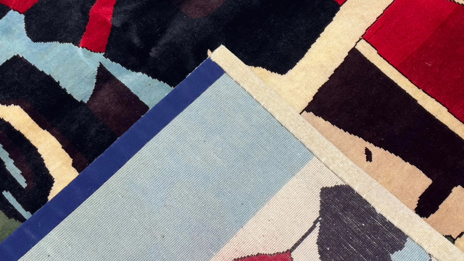 French Mid Century Wool Rug 5'0" X 6'2'' - 3