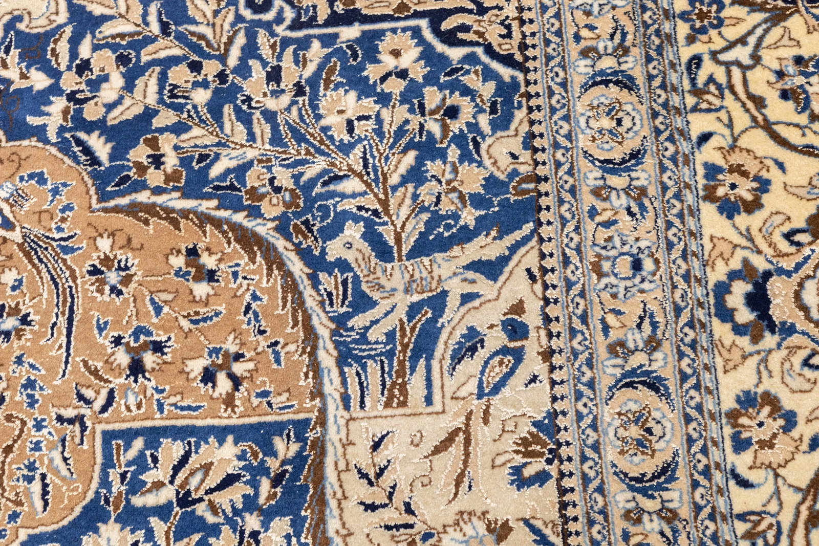 Extremely Fine Antique Persian Nain Rug 8'2'' X 11'6'' - 6
