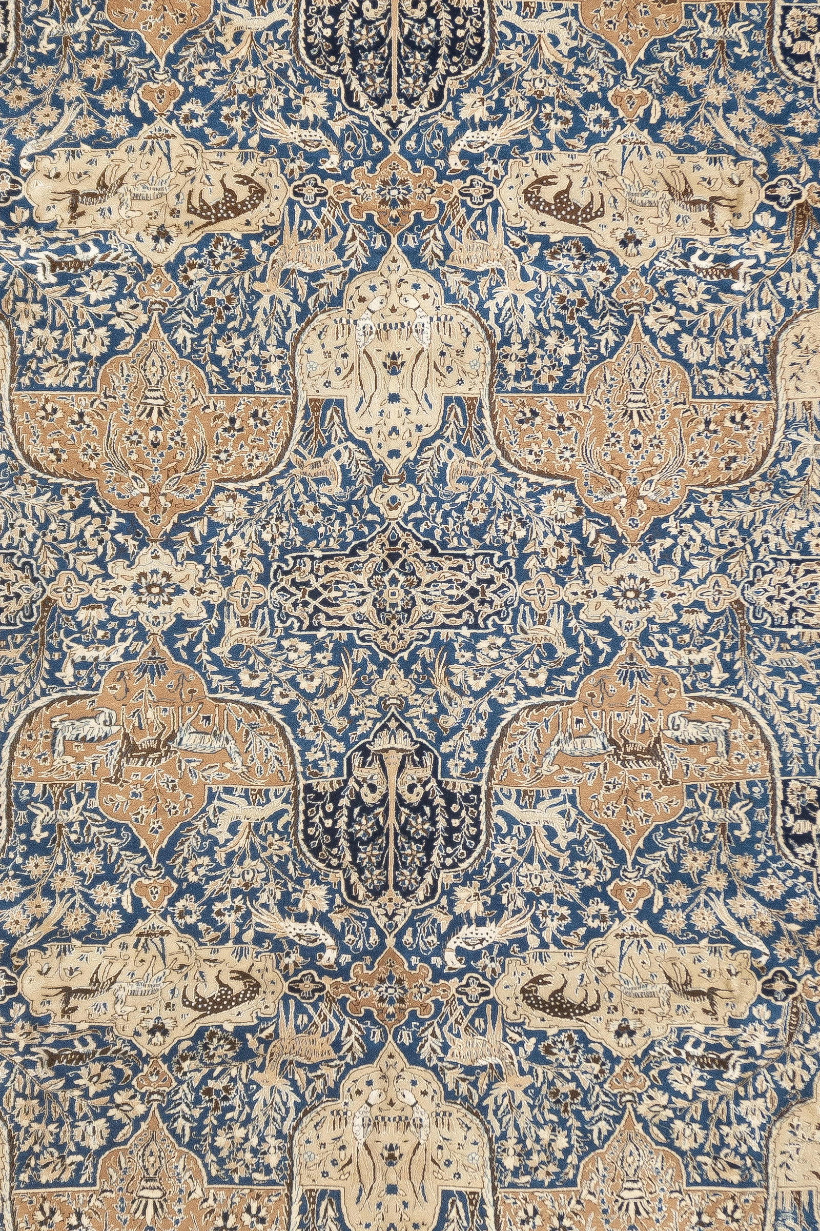 Extremely Fine Antique Persian Nain Rug 8'2'' X 11'6'' - 8