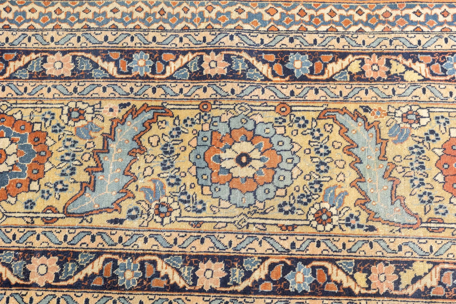 Antique Persian Haji Jalili Tabriz Rug 7'10'' X 12'2'' - 11
