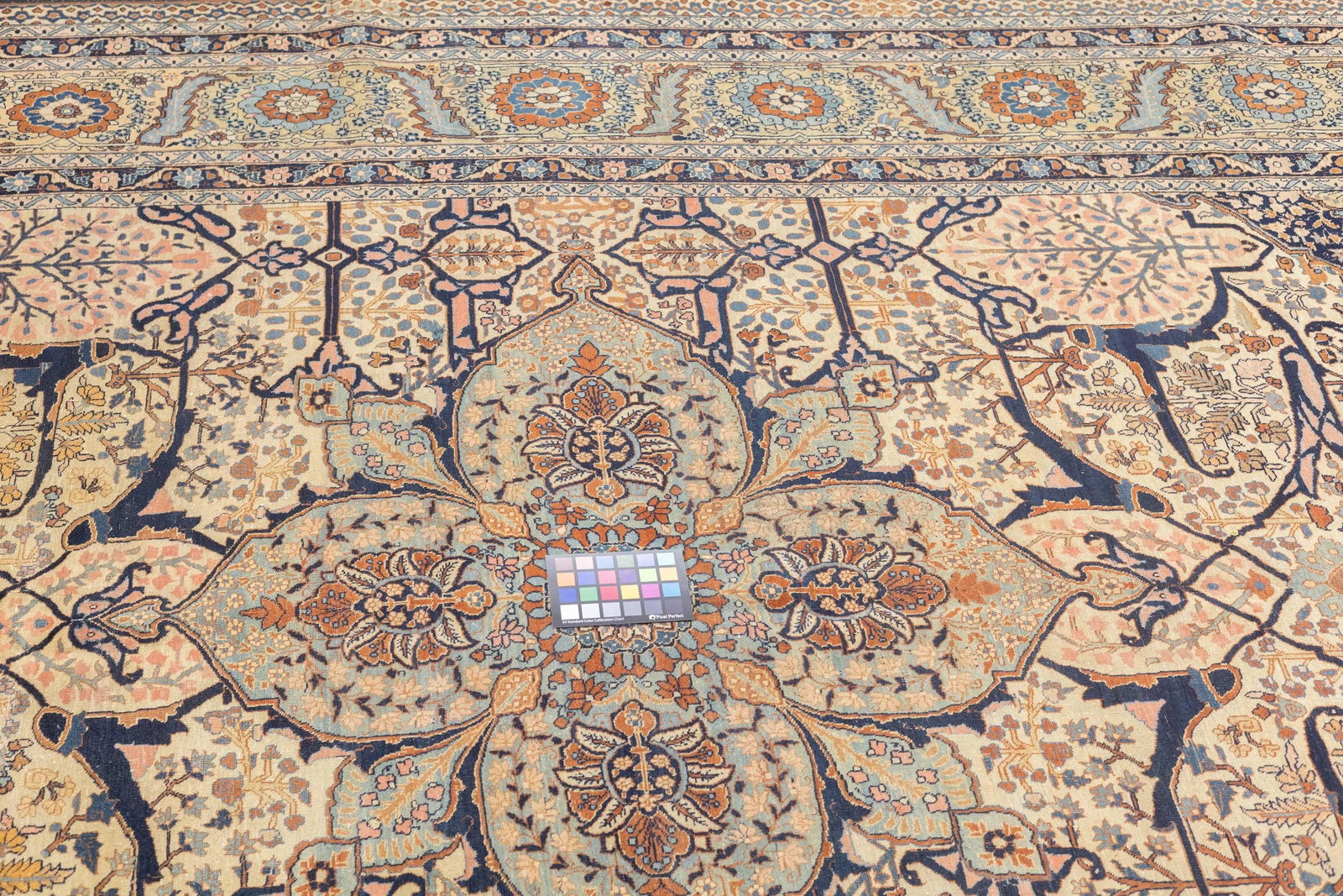 Antique Persian Haji Jalili Tabriz Rug 7'10'' X 12'2'' - 12