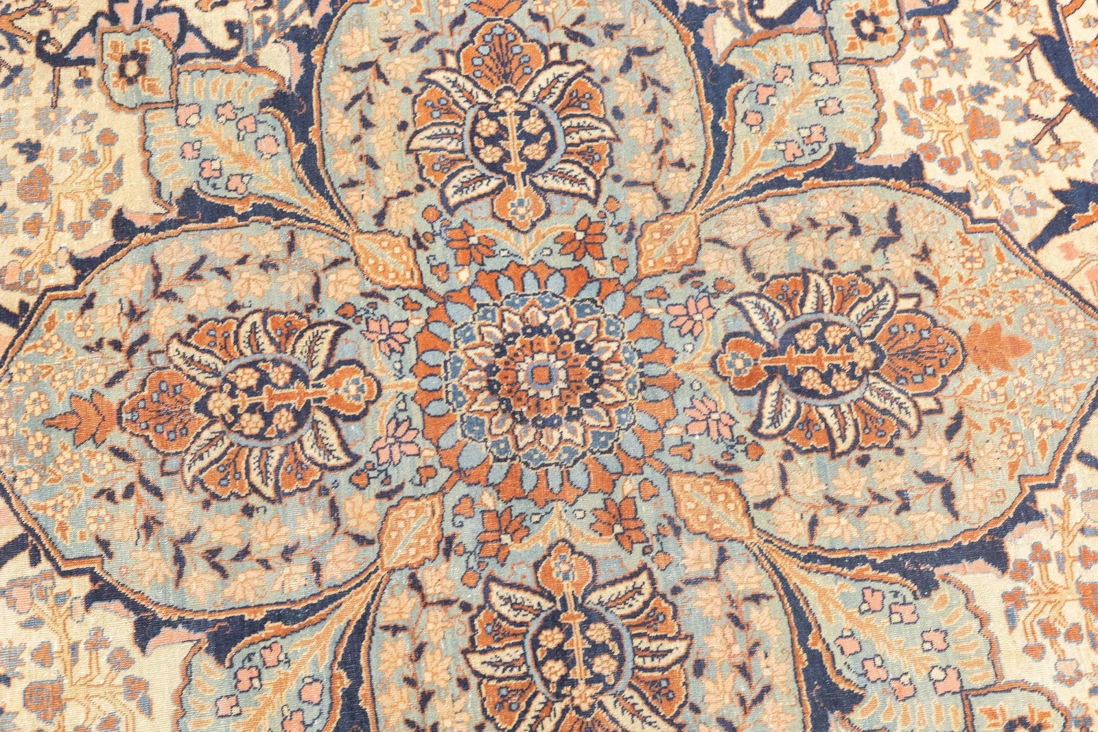Antique Persian Haji Jalili Tabriz Rug 7'10'' X 12'2'' - 4