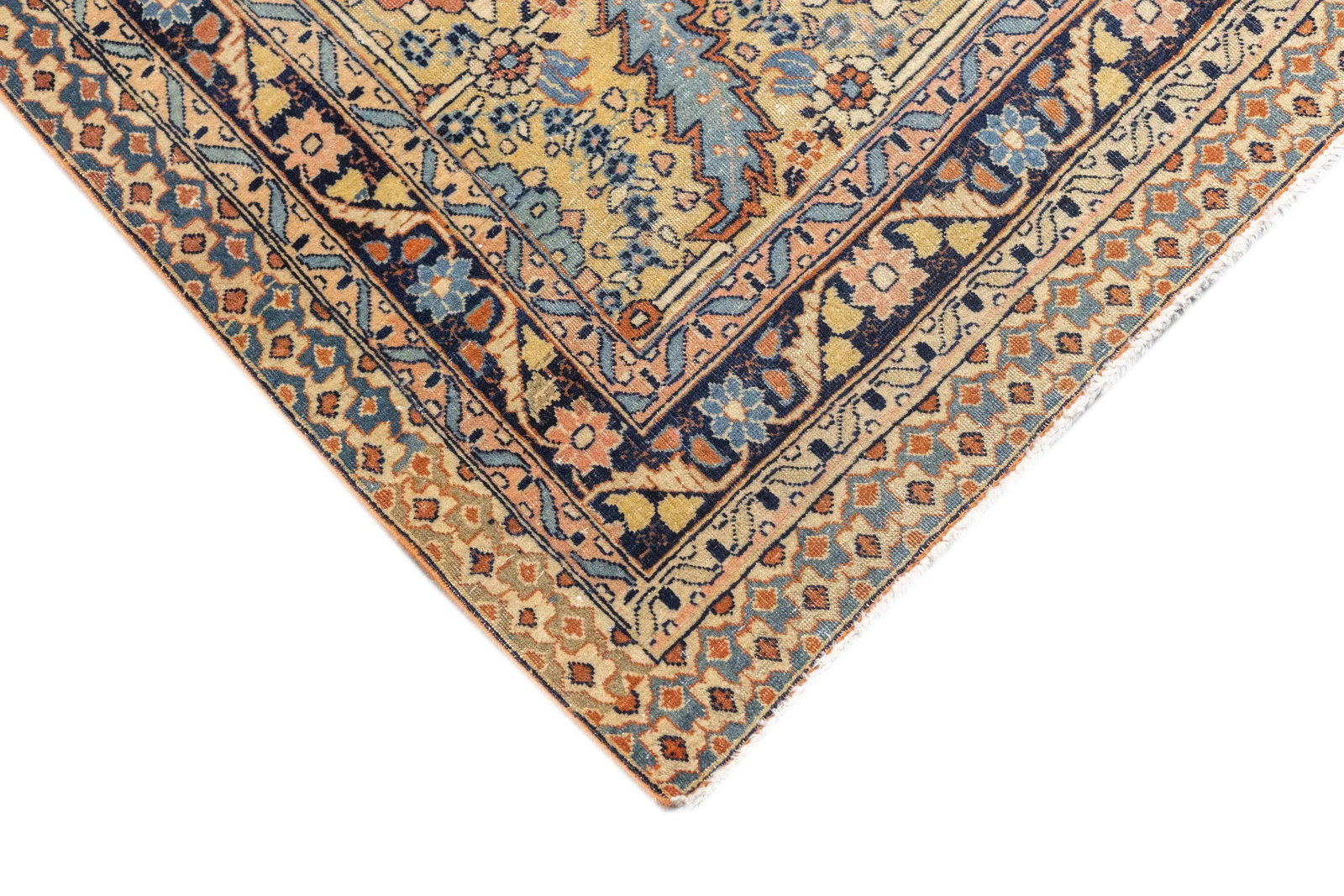 Antique Persian Haji Jalili Tabriz Rug 7'10'' X 12'2'' - 6