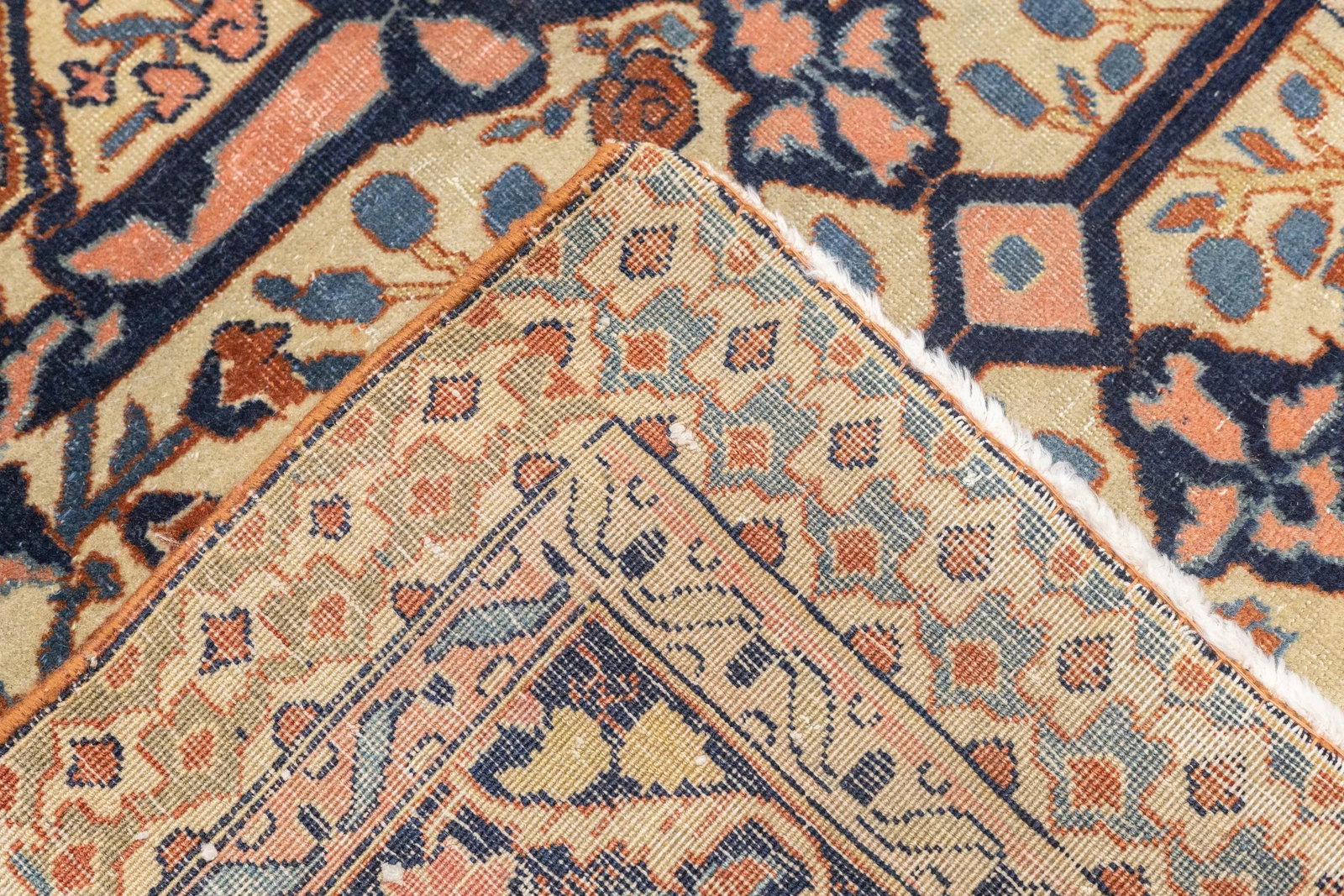 Antique Persian Haji Jalili Tabriz Rug 7'10'' X 12'2'' - 7