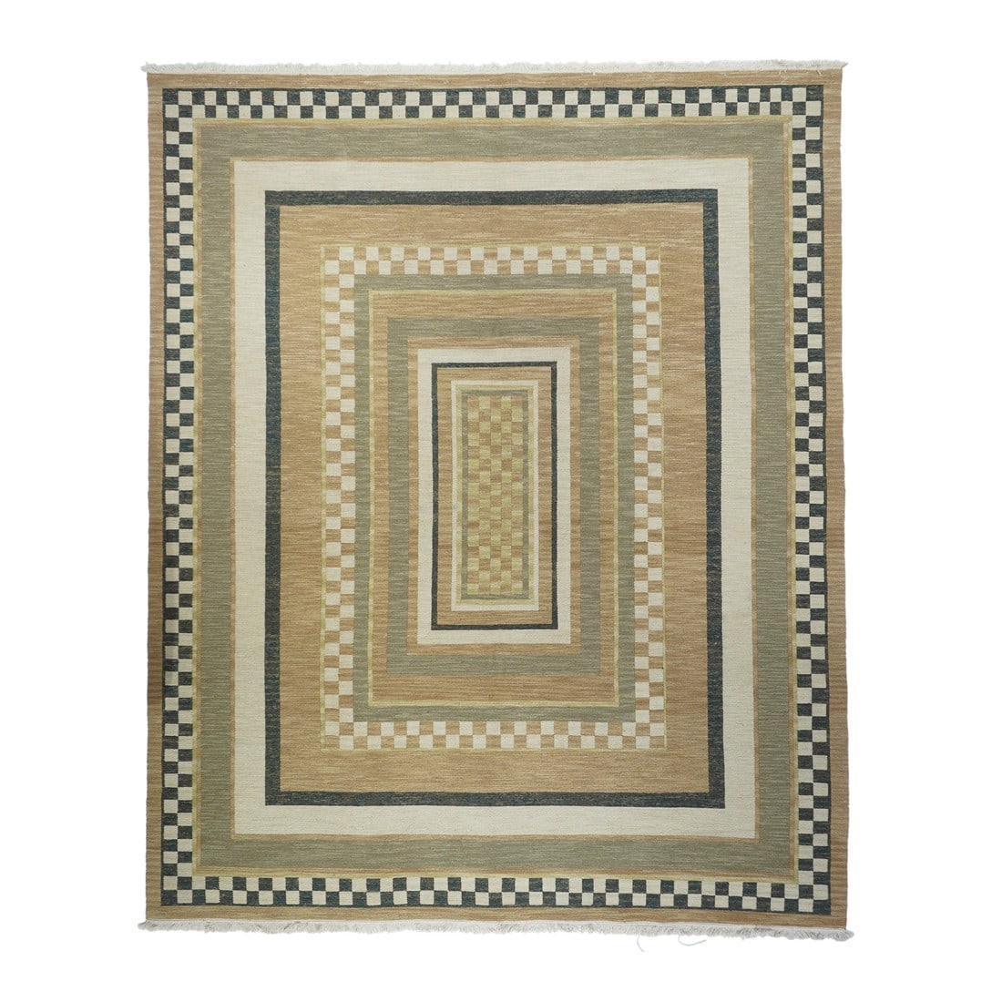 Turkish Sumak Flat Weave Wool Rug 8'0" X 10'0": Turkish Sumak Flat Weave Wool Rug 8'0" x 10'0". A technique rather than a specific type, in which warps are wrapped by coloured wefts to create a pattern. Caucasian, Turkish, Persian and other types.