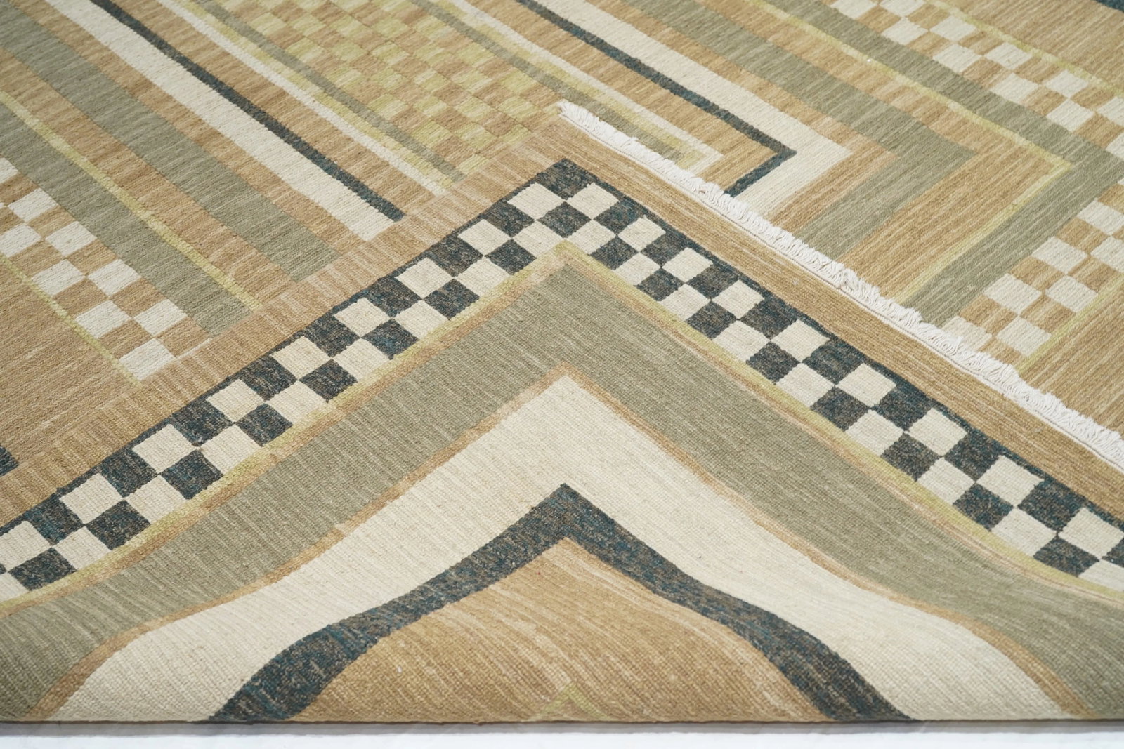 Turkish Sumak Flat Weave Wool Rug 8'0" X 10'0" - 3