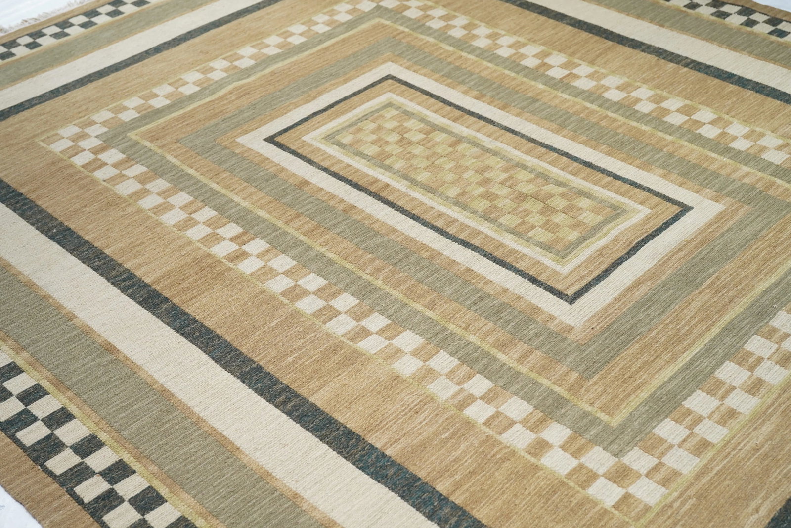 Turkish Sumak Flat Weave Wool Rug 8'0" X 10'0" - 7
